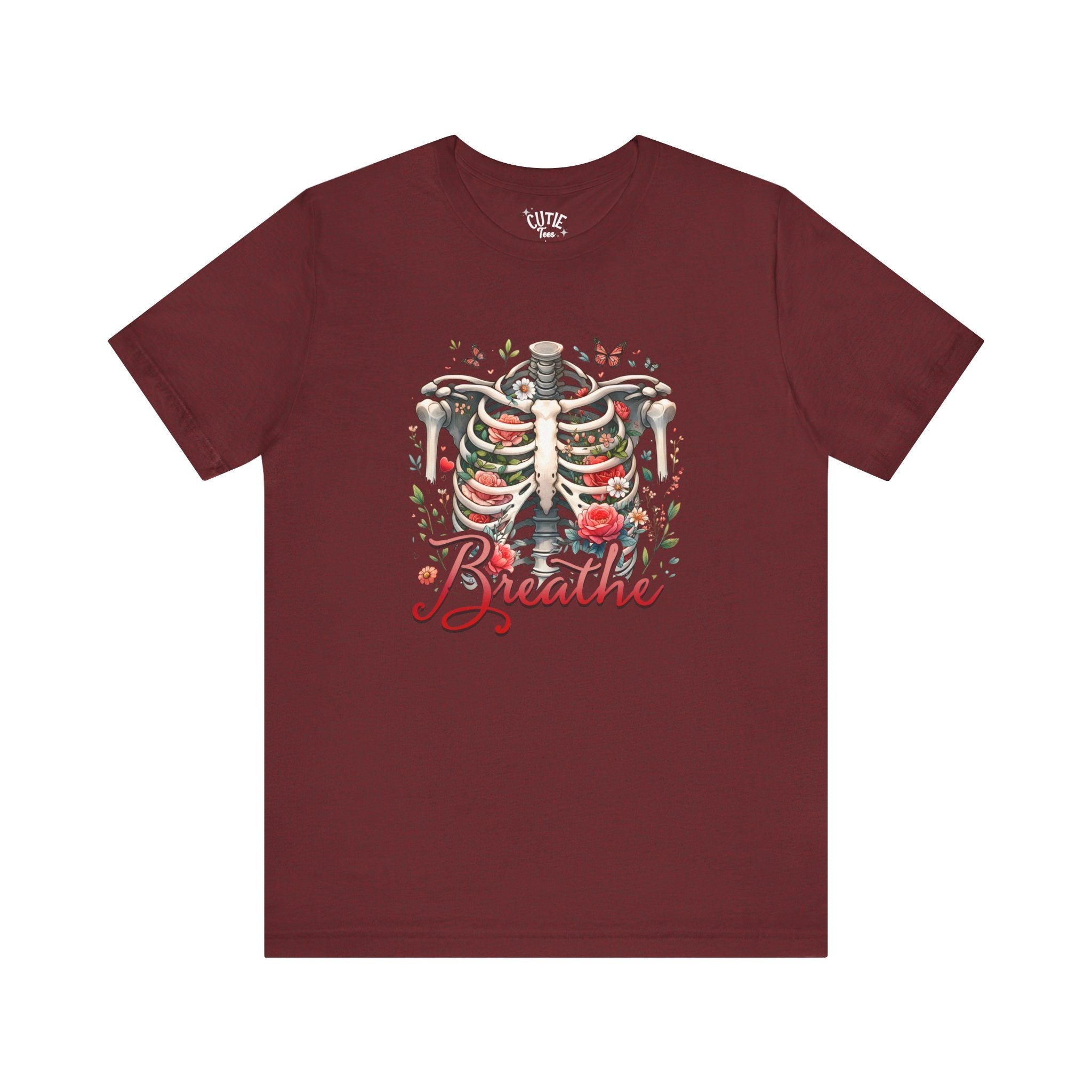 Breathe Ribcage Floral Tee