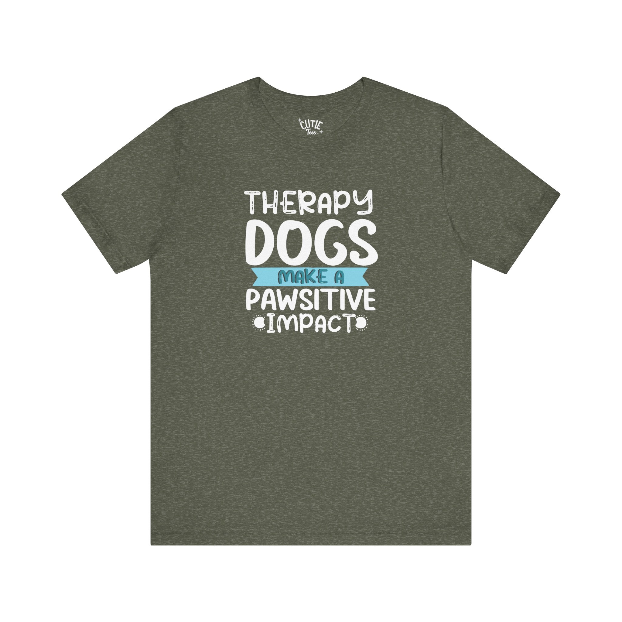 Therapy Dogs Impact Tee - Unisex Jersey Short Sleeve T-Shirt, Animal Lovers Gift, Dog Lovers Shirt, Volunteer Apparel, Pawsitive [...]