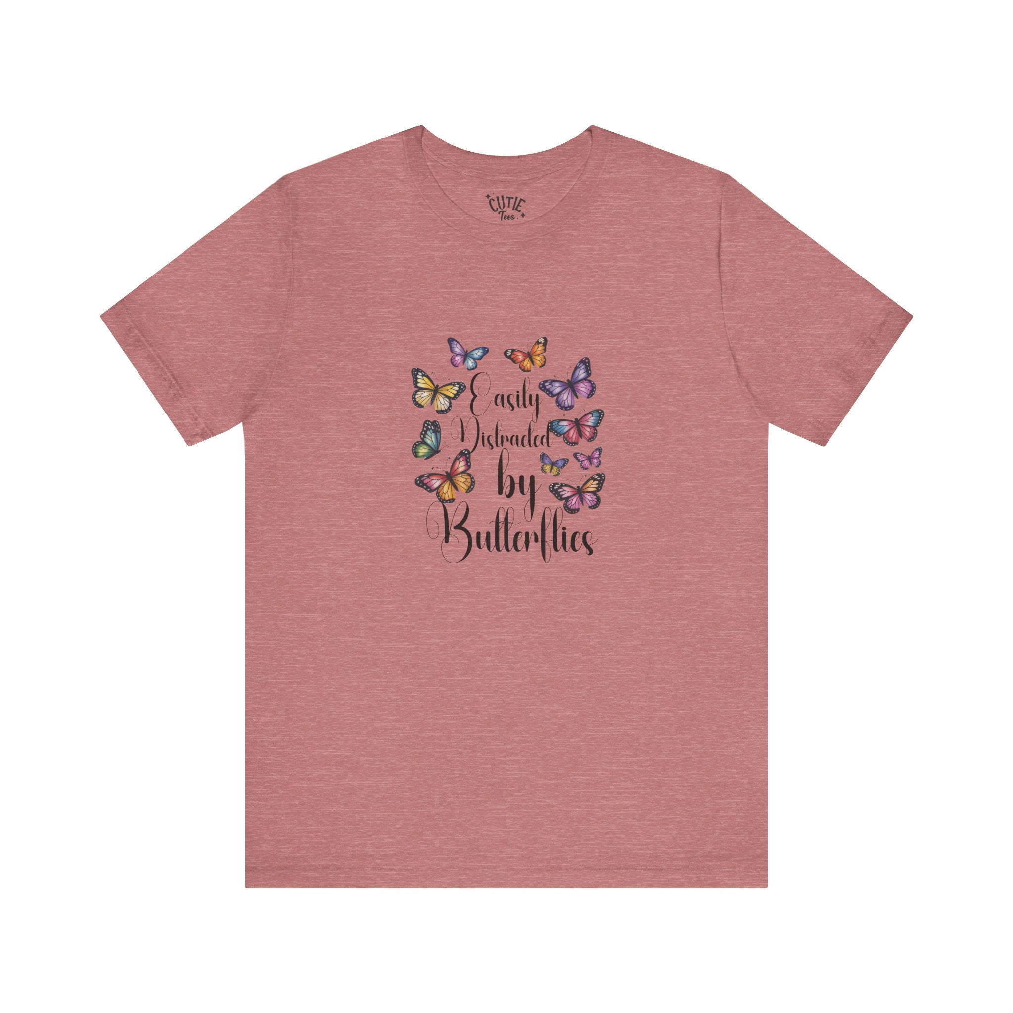 Distracted by Butterflies T-Shirt, Nature Lover Gift, Inspirational Tee, Casual Wear, Spring Fashion, Birthday Present