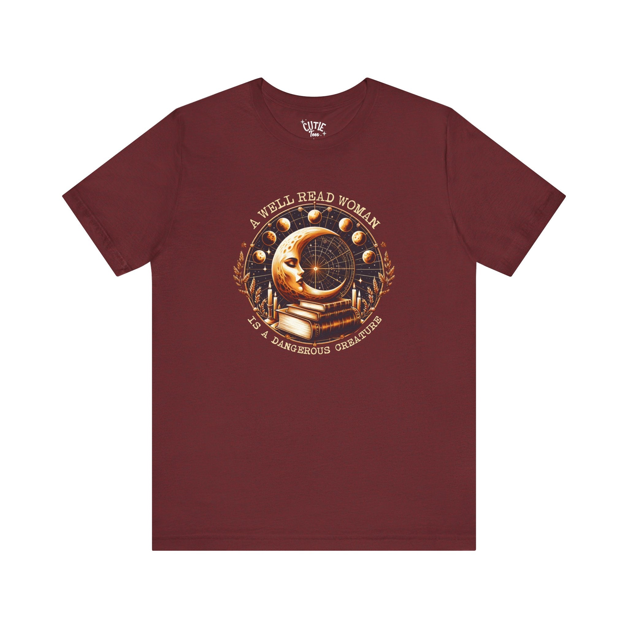 Book Lovers Tee - Well Read Woman Unisex Jersey Short Sleeve