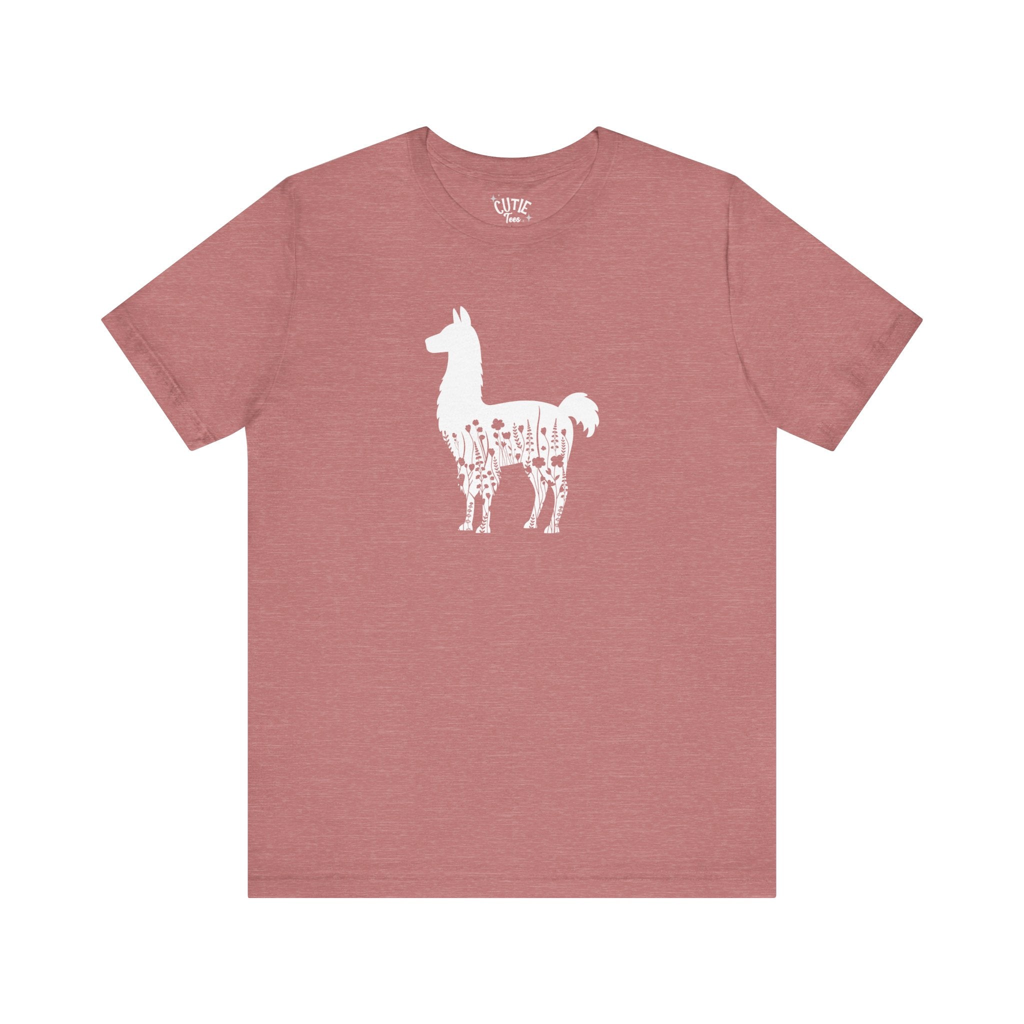 Llama Lovers Short Sleeve Tee - Cute Graphic T-Shirt, Animal Apparel, Gift for Animal Lovers, Fun Casual Wear, Unisex Llama Tee