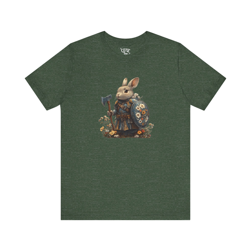 Warrior Rabbit Tee | Perfect for Animal Lovers, Gifts, Casual Wear, the Great Outdoors, and the Adventurous Spirit