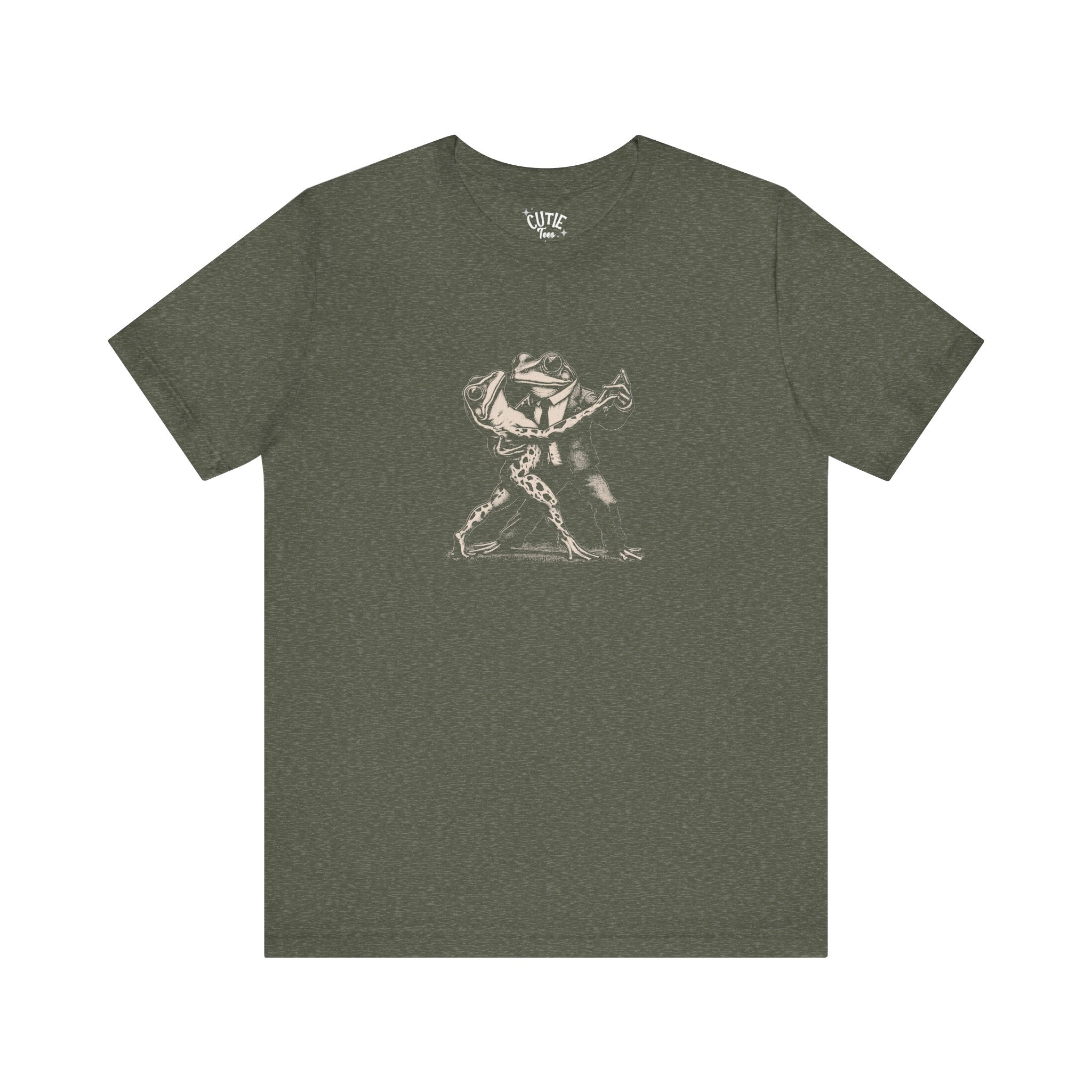 Frog Tango Graphic Tee, Casual Wear, Unisex Clothing, Unique Gift, Everyday Essentials, Perfect for Parties