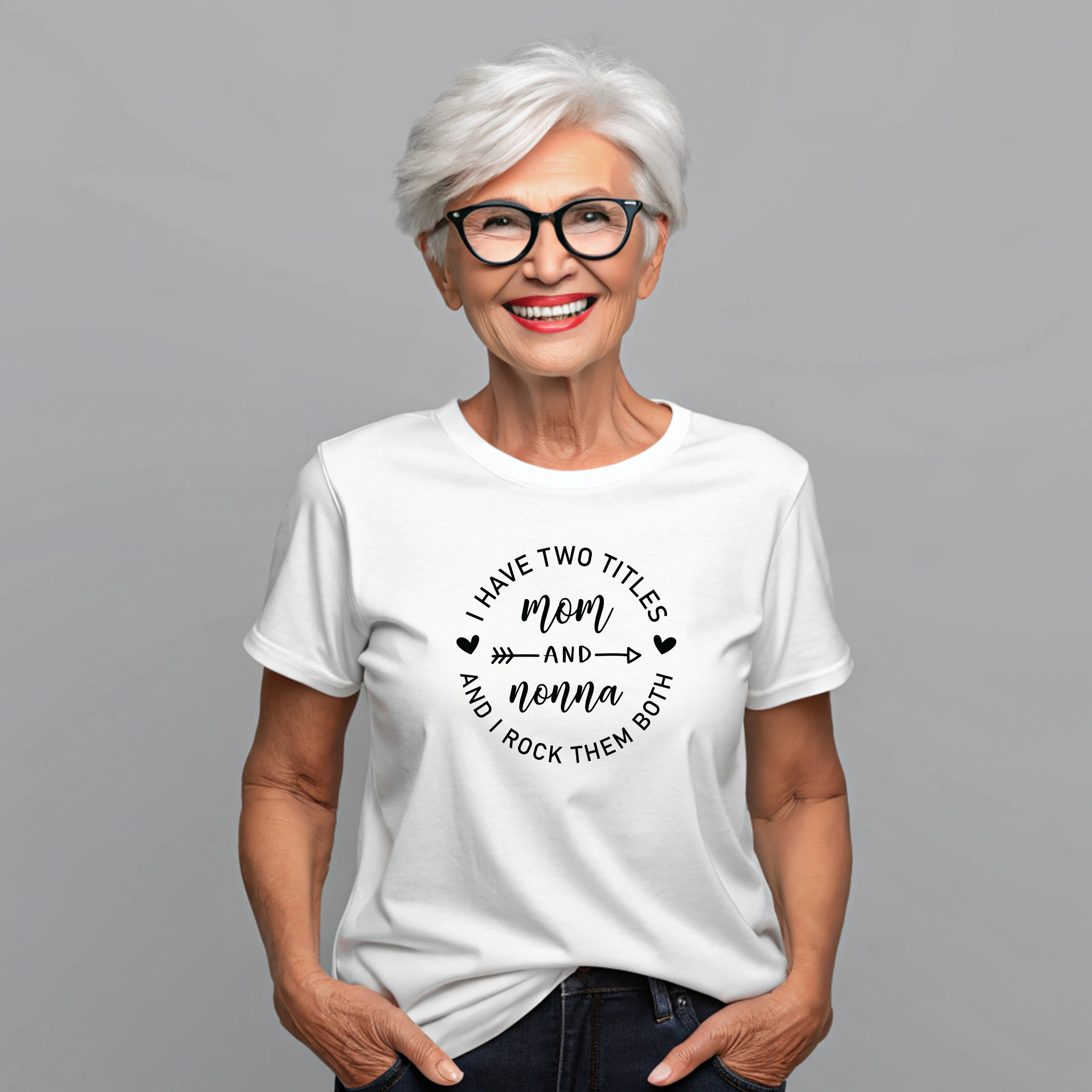 Mom Nonna Rock Women's Cotton Tee - Mother's Day Gift