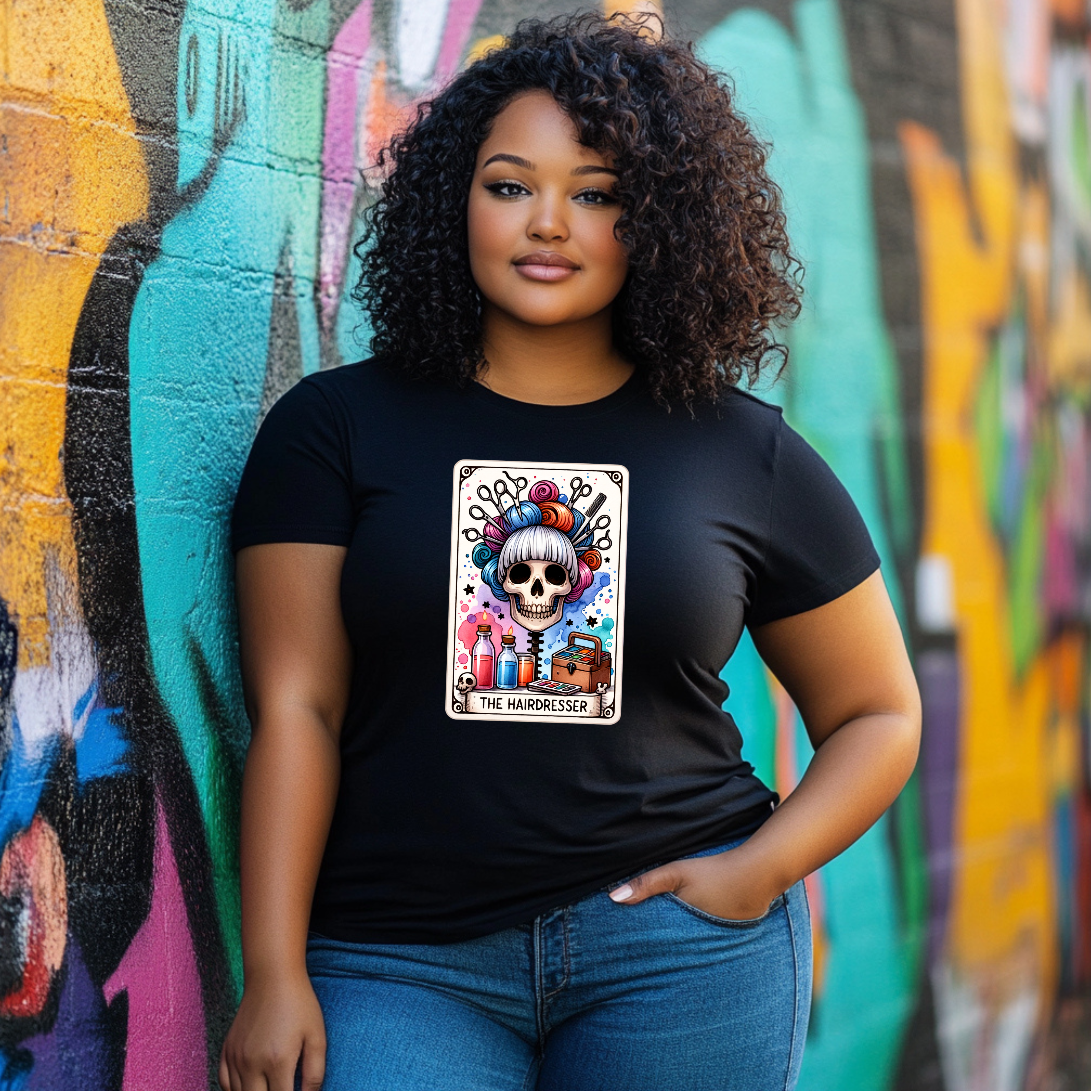 Hairdresser Tarot Tee - Celebrate Your Passion for Styling