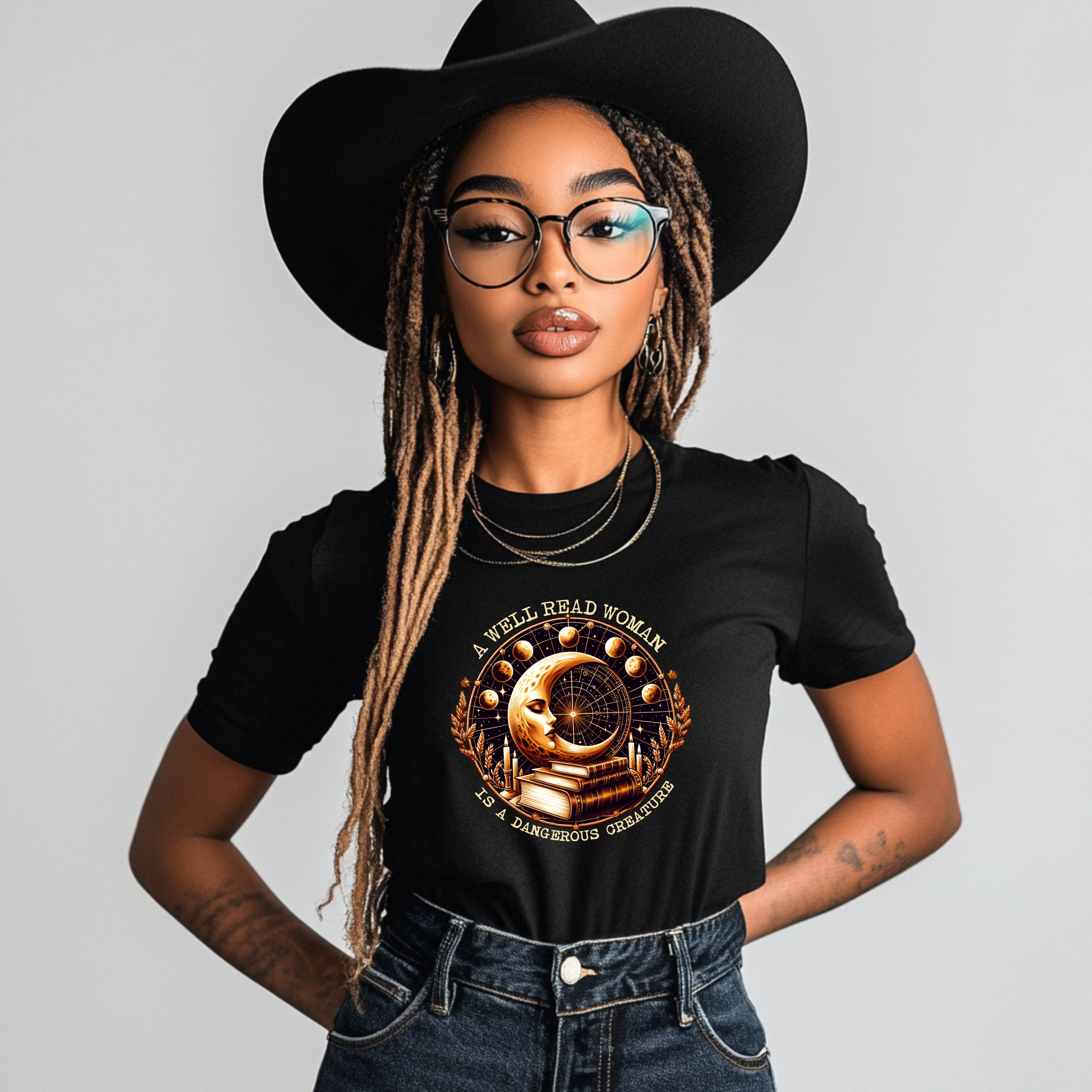 Book Lovers Tee - Well Read Woman Unisex Jersey Short Sleeve