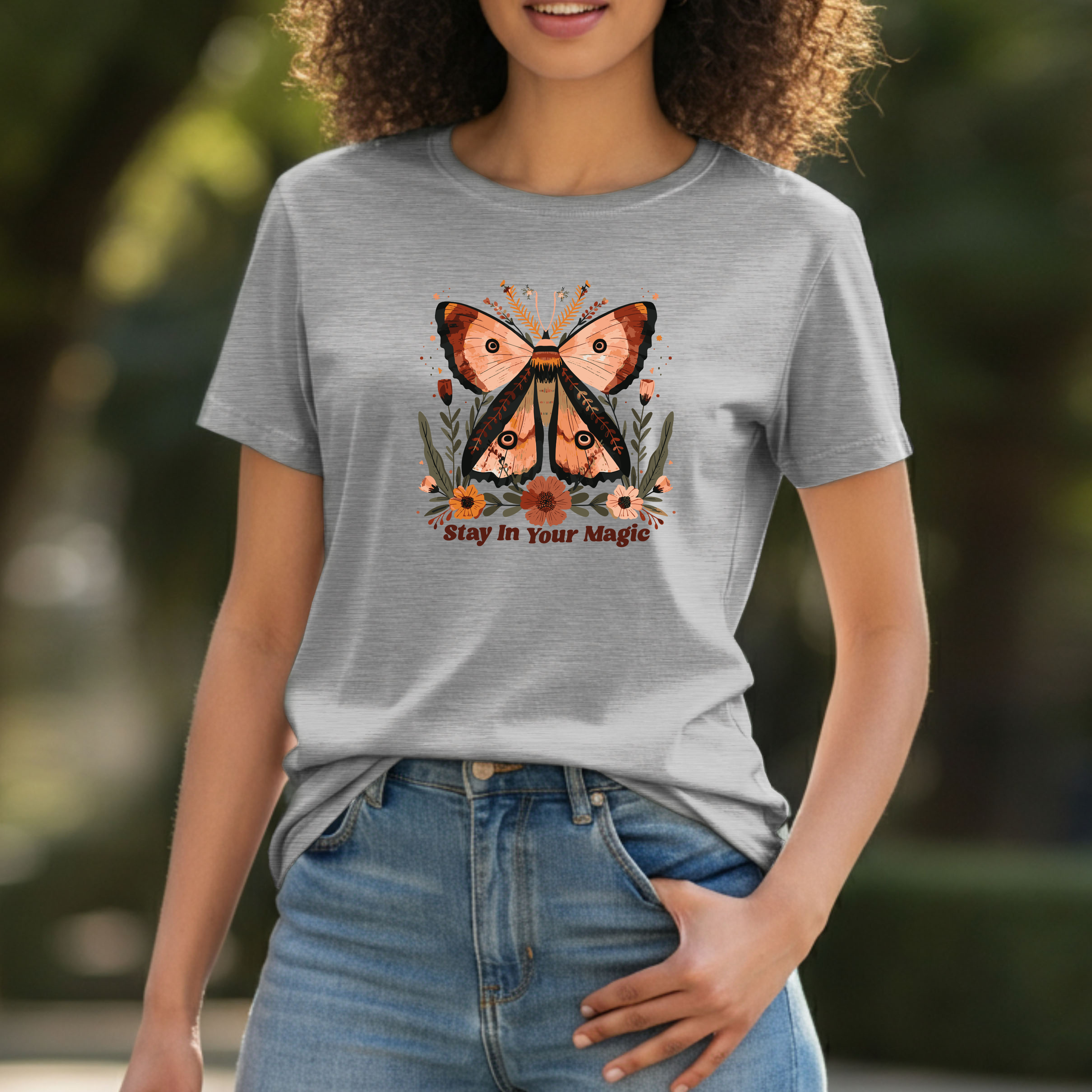 Boho Moth Tee - Stay in your Magic