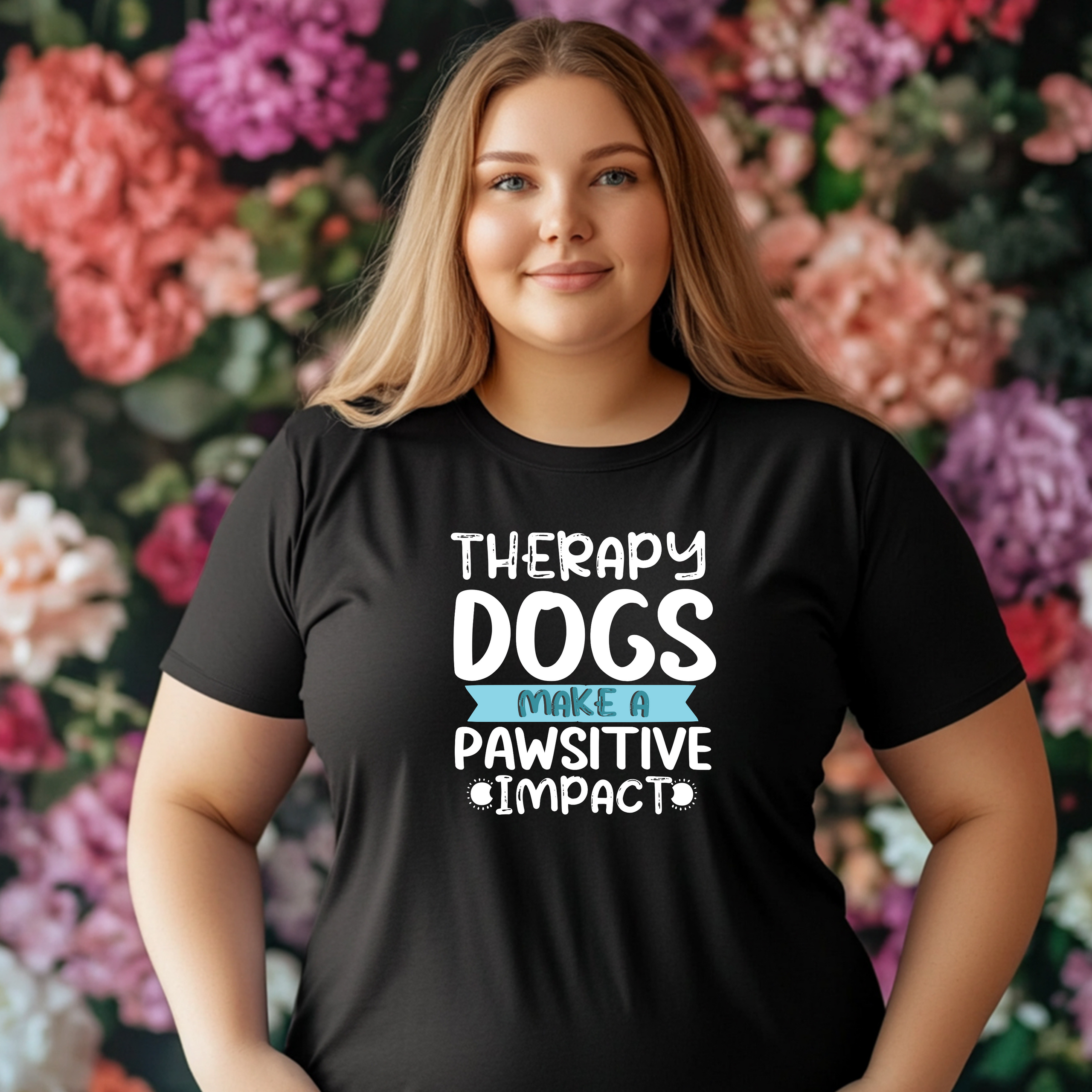 Therapy Dogs Impact Tee - Unisex Jersey Short Sleeve T-Shirt, Animal Lovers Gift, Dog Lovers Shirt, Volunteer Apparel, Pawsitive [...]