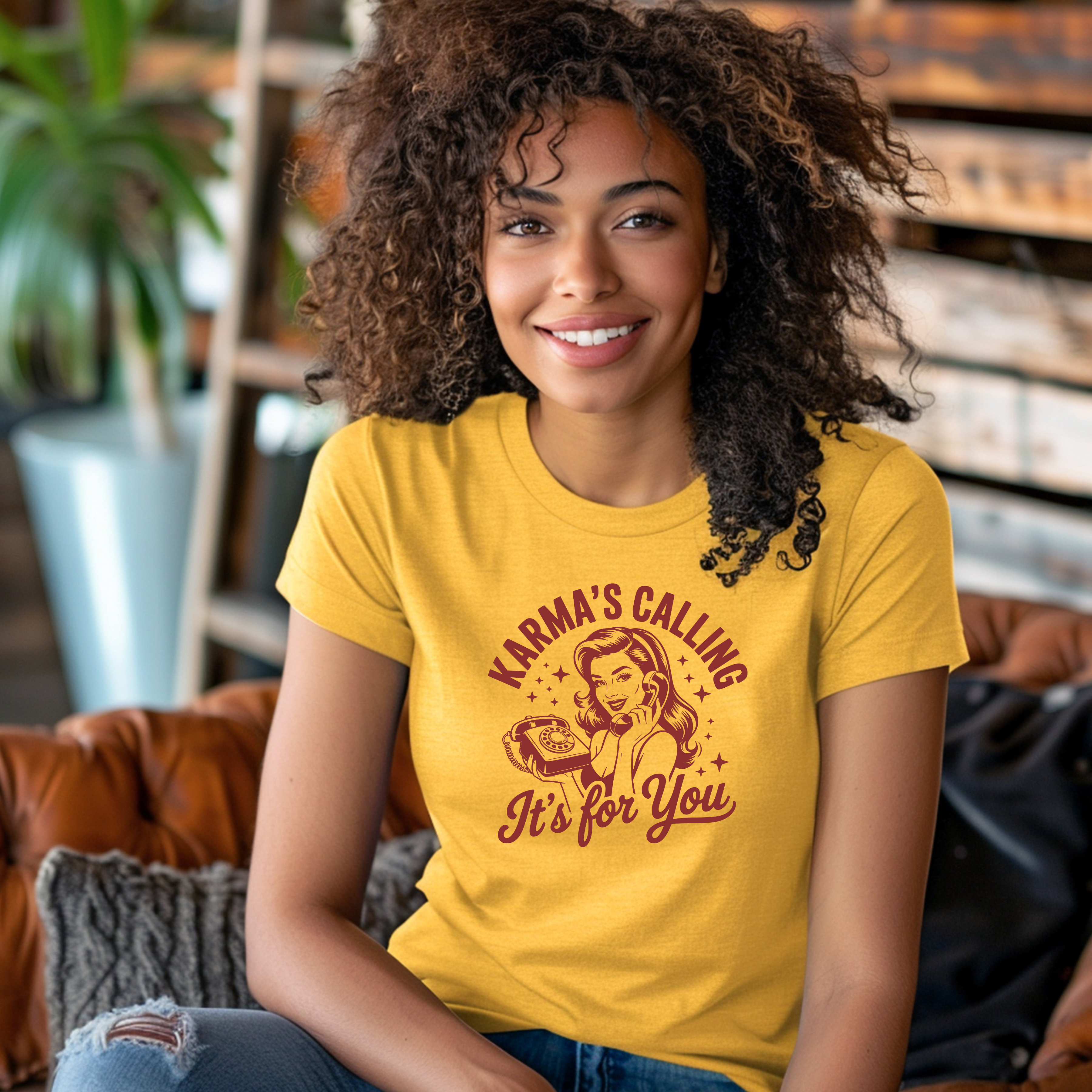 Karma's Calling Tee — Retro Graphic T-Shirt