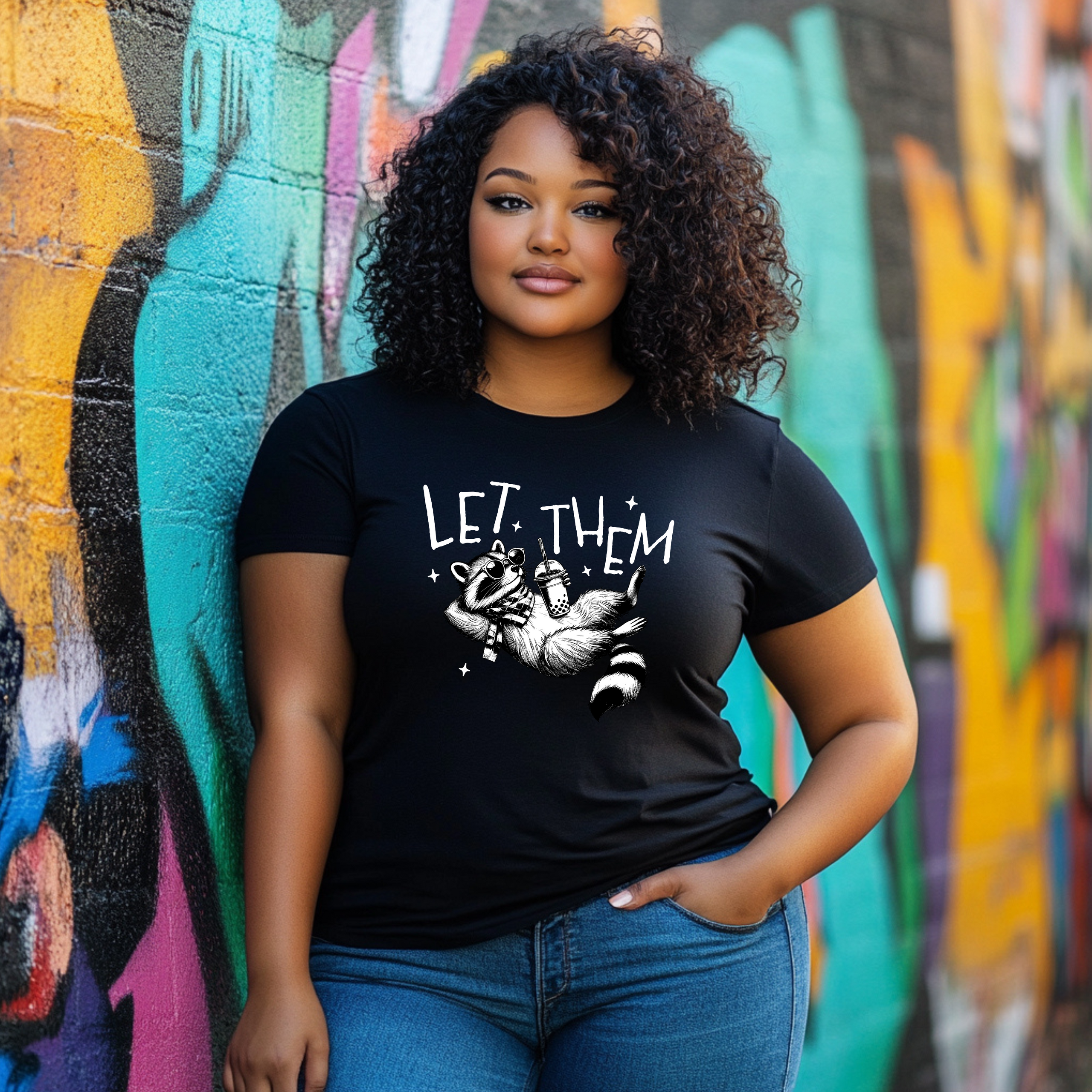 Let Them Raccoon Tee