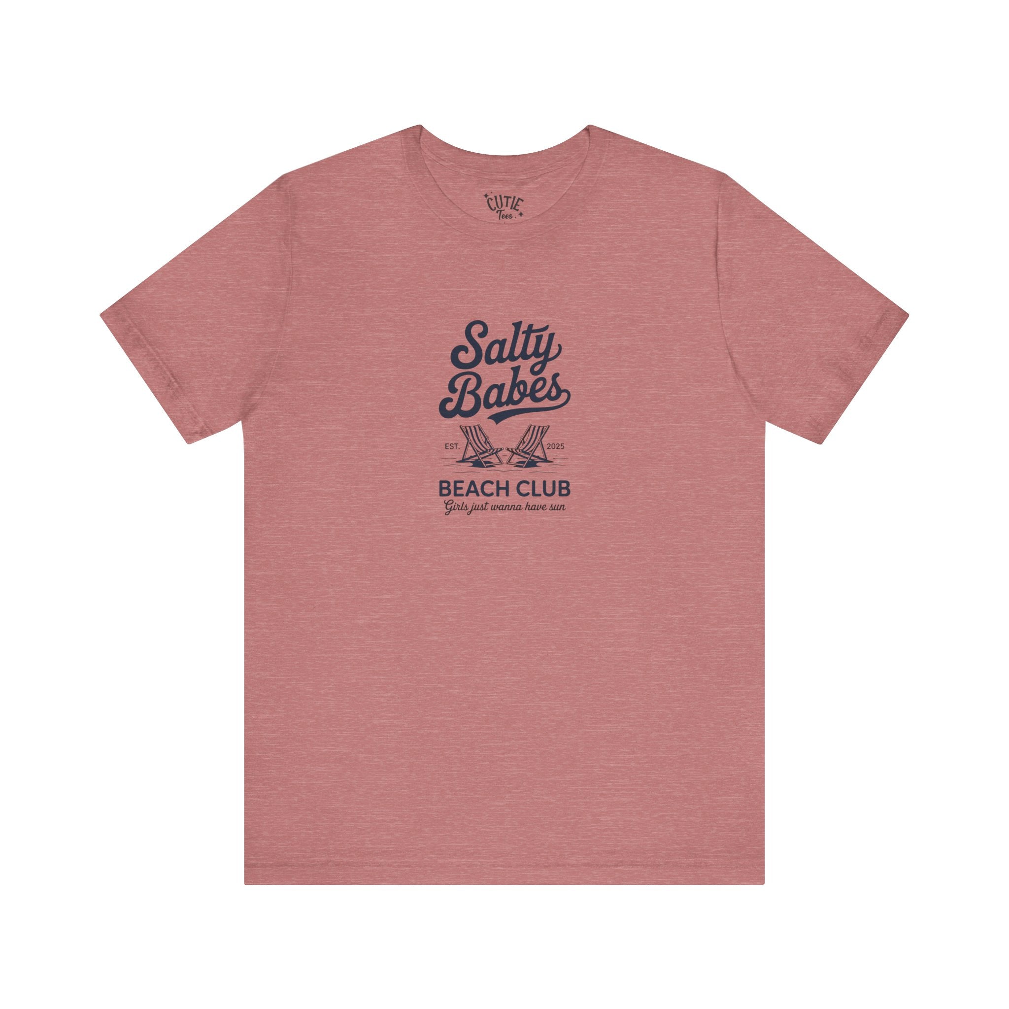 Salty Babes Beach Club Tee, Summer Vibes T-Shirt, Unisex Casual Wear, Beach Party Outfit, Vacation Essential, Gift for Her