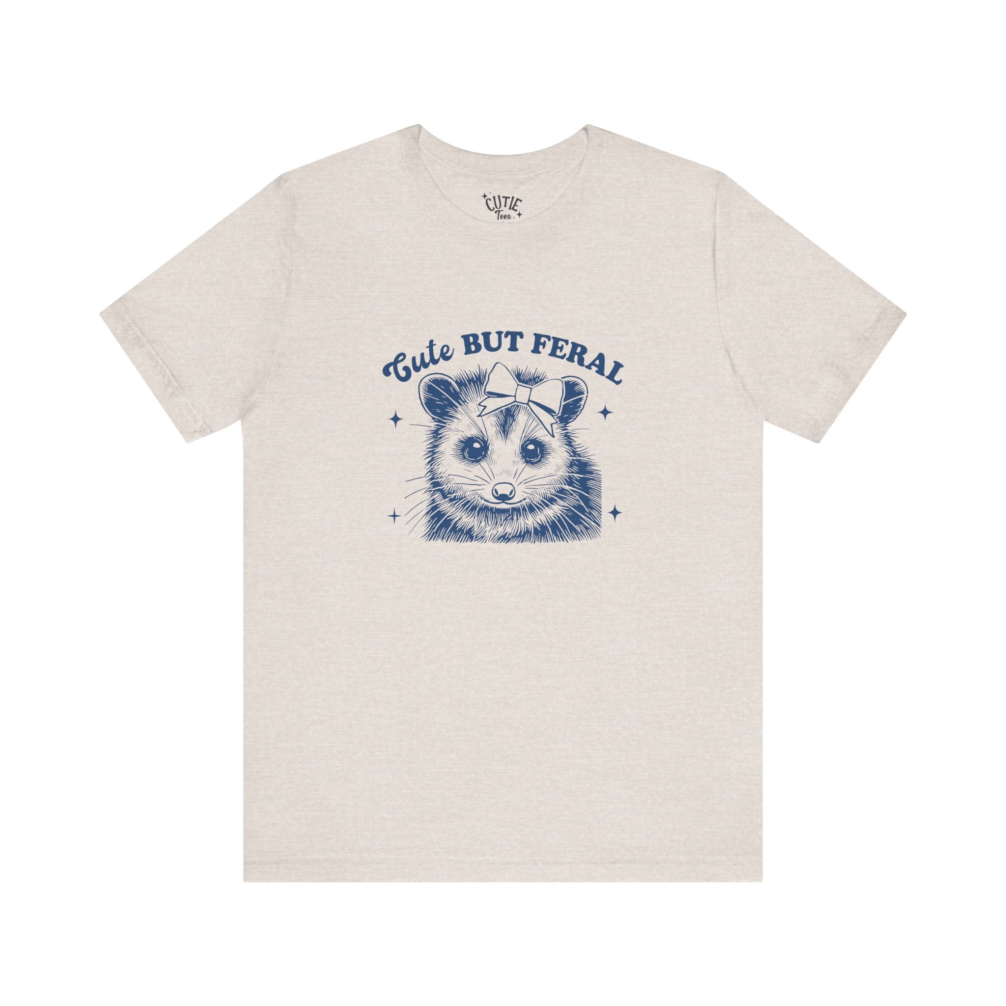 Cute But Feral Tee - Retro Possum