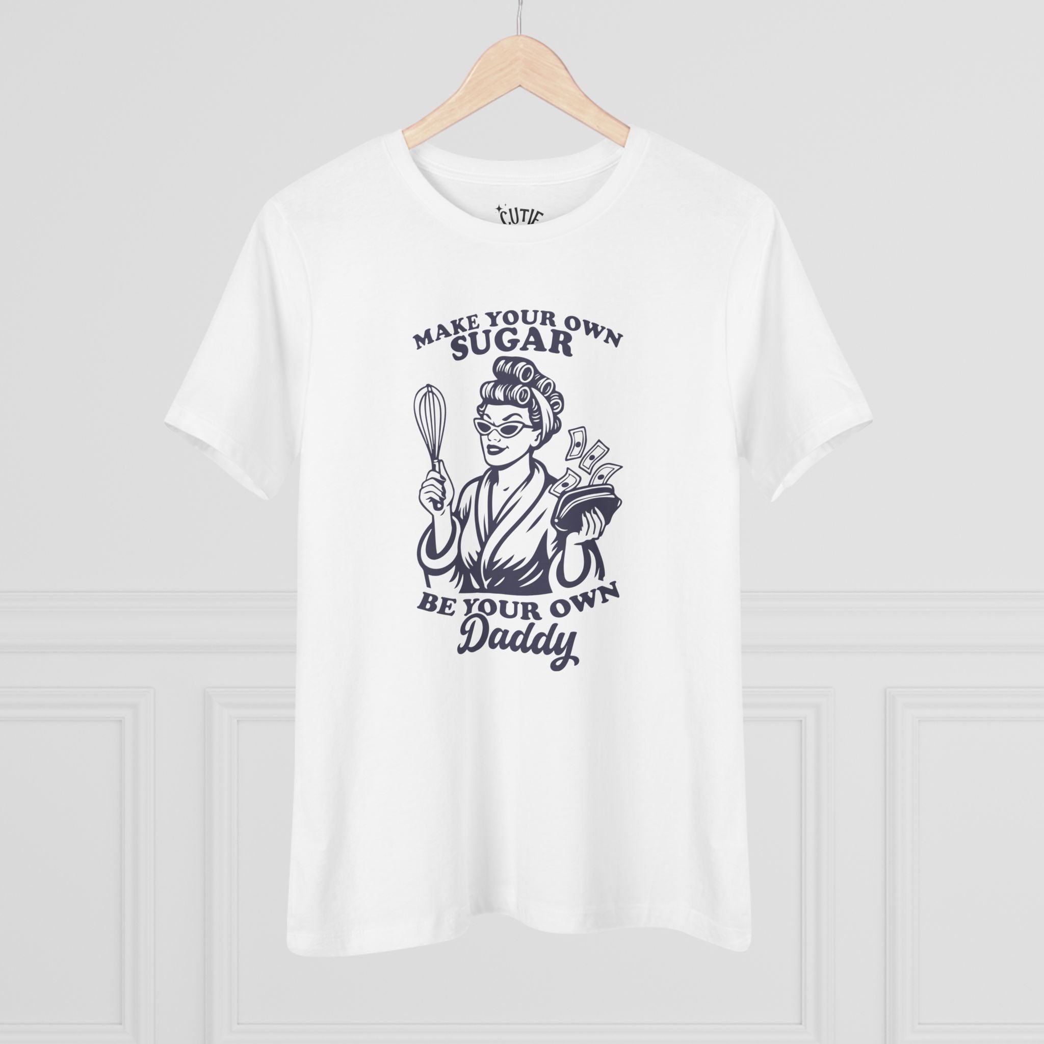 Make Your Own Sugar Whimsical Women's Cotton Tee - Funny Retro Design, Gift for Her, Birthday Present, Kitchen Humor, Casual Wear