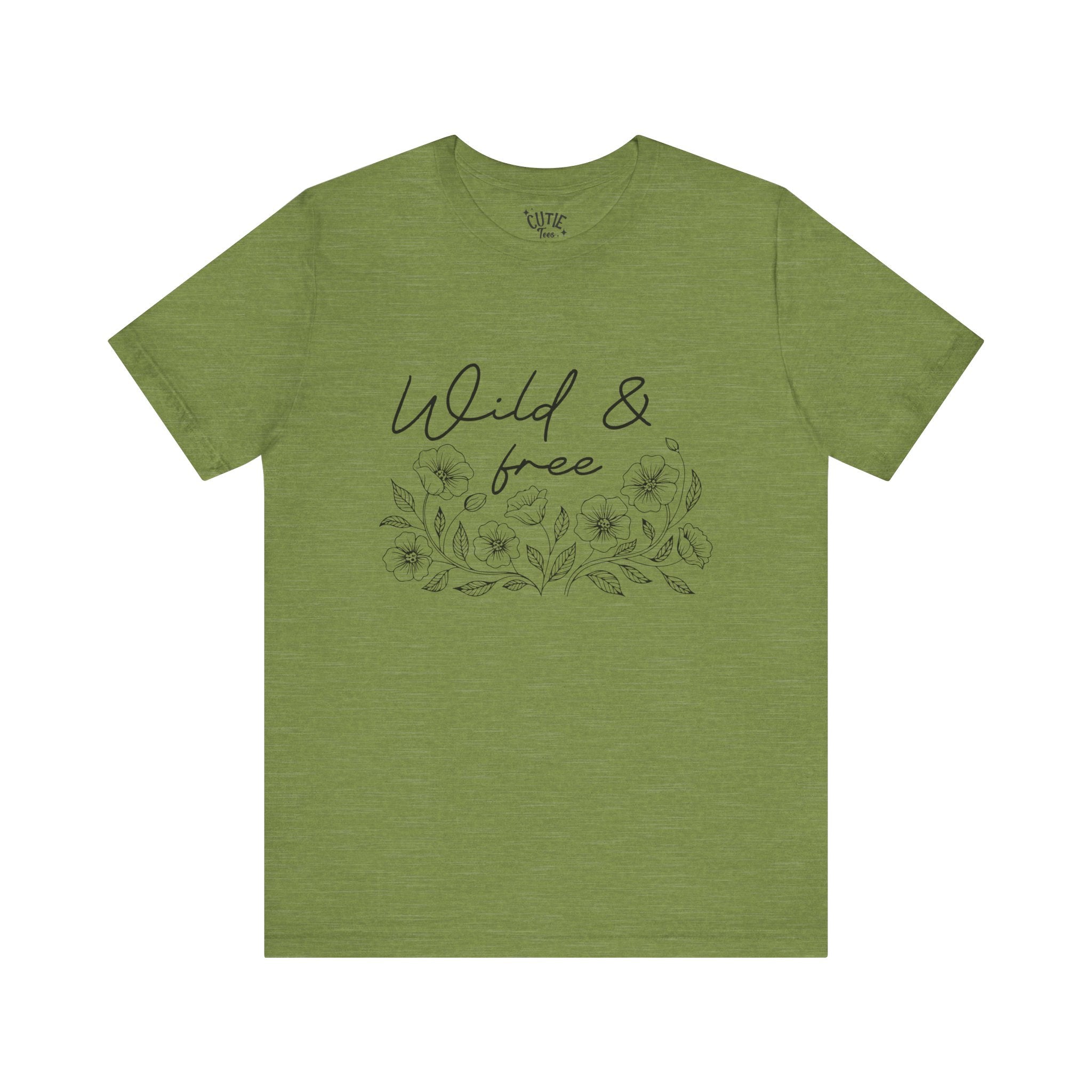 Wild & Free Tee - Nature-Inspired Graphic Shirt, Eco-Friendly Fashion, Casual Wear, Gift for Nature Lovers, Bohemian Style