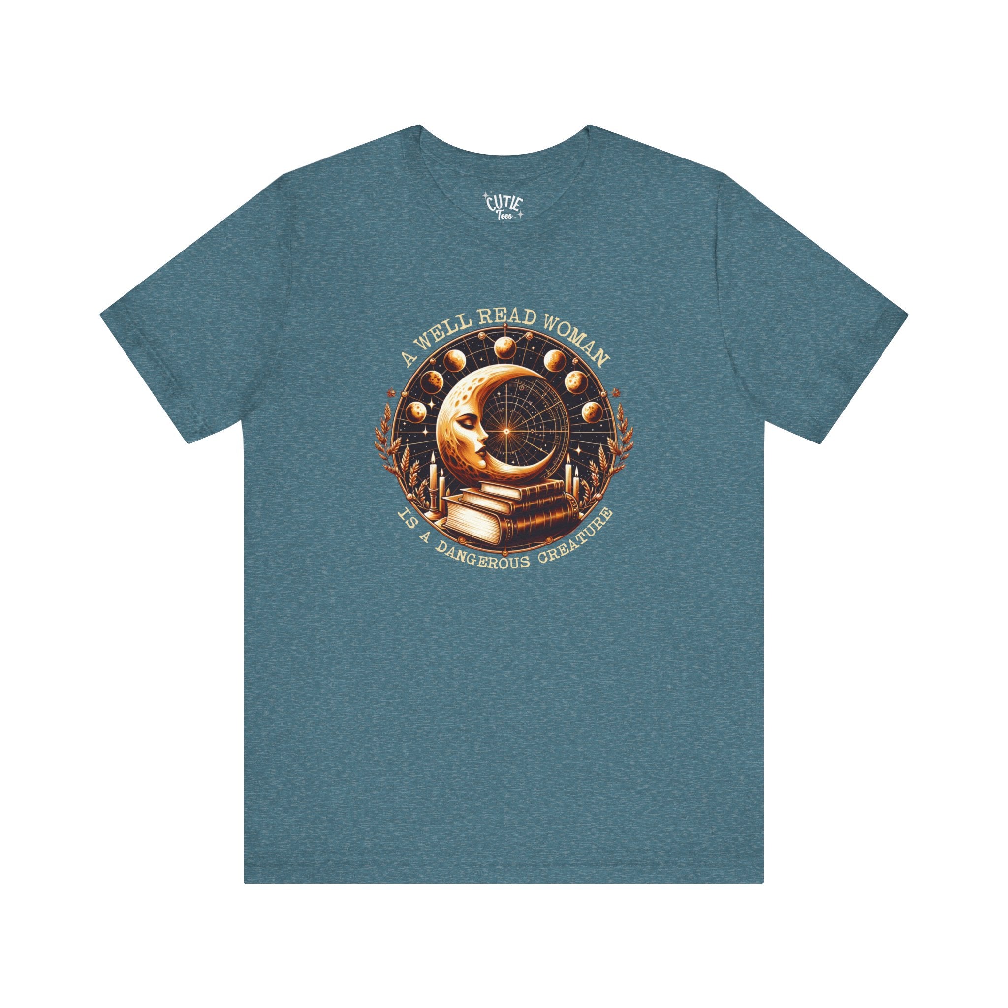 Book Lovers Tee - Well Read Woman Unisex Jersey Short Sleeve