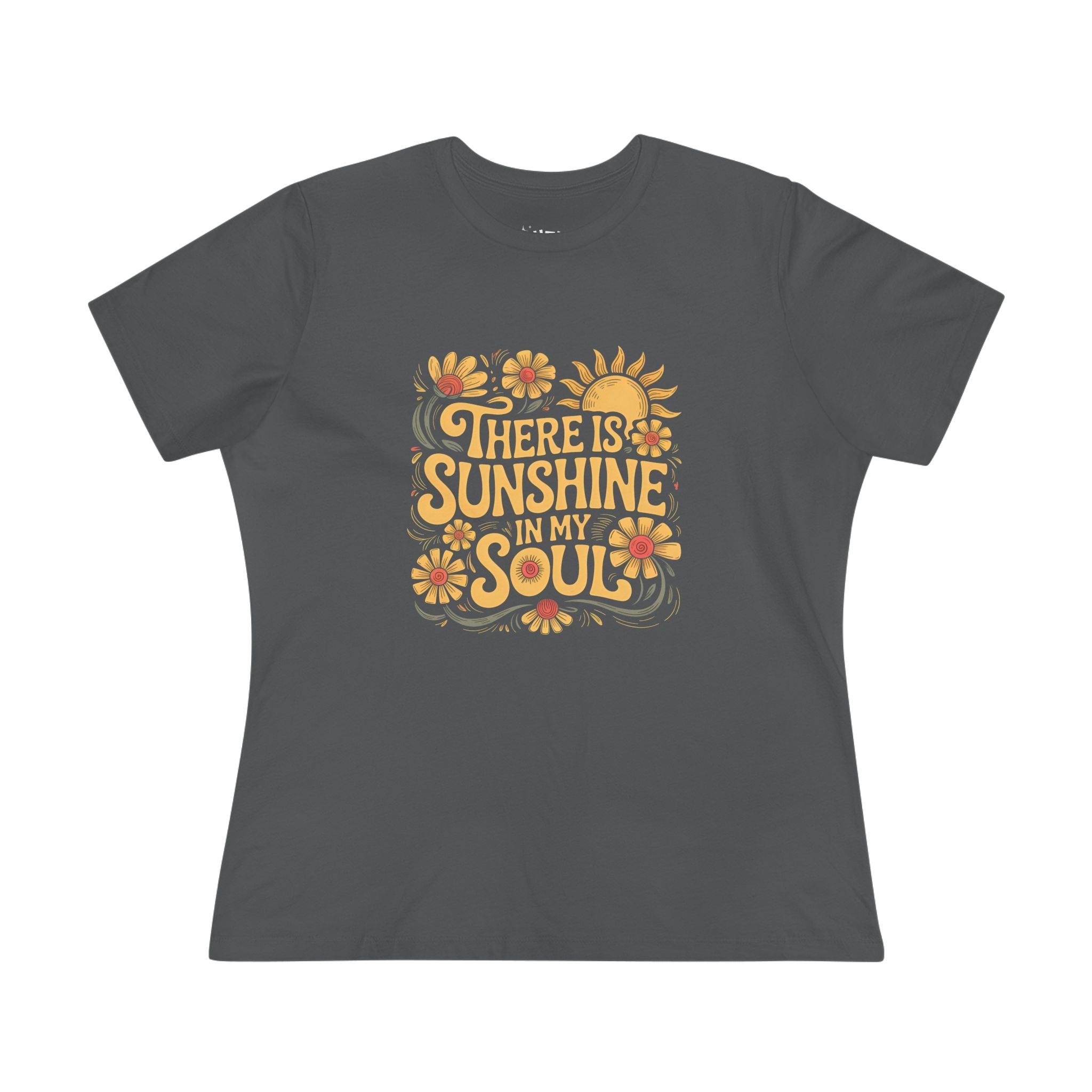 There is Sunshine in My Soul Women's Tee - Inspirational, Gift for Her, Summer Vibes, Casual Wear, Positive Quote Shirt