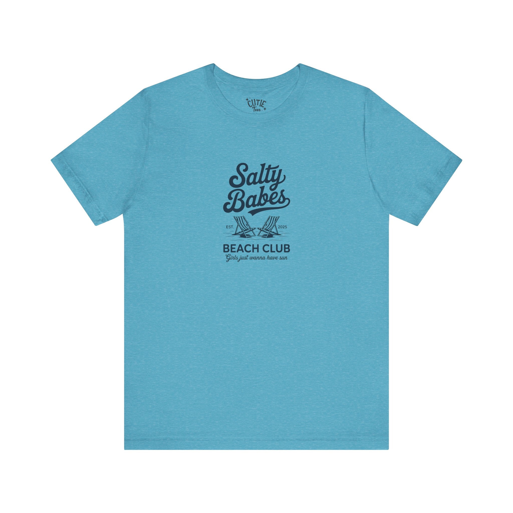 Salty Babes Beach Club Tee, Summer Vibes T-Shirt, Unisex Casual Wear, Beach Party Outfit, Vacation Essential, Gift for Her