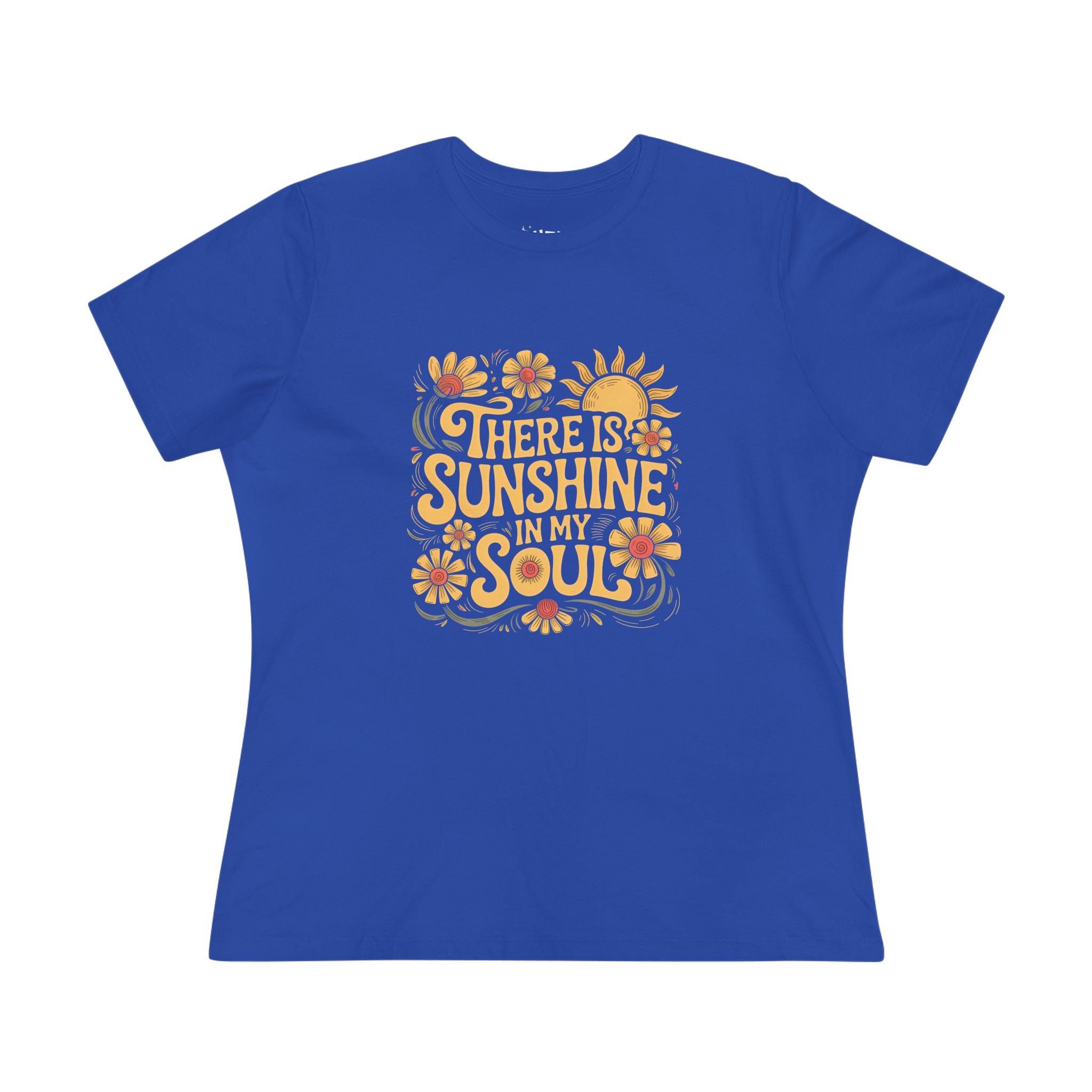 There is Sunshine in My Soul Women's Tee - Inspirational, Gift for Her, Summer Vibes, Casual Wear, Positive Quote Shirt