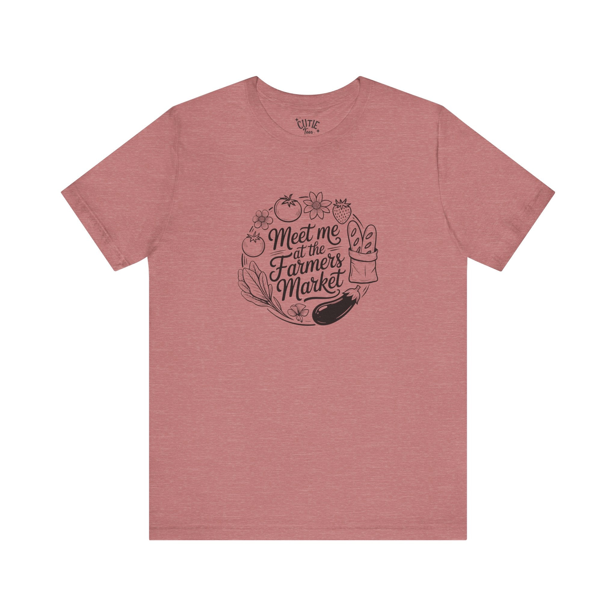 Farmers Market Tee, Summer T-Shirt, Gardening Gift, Organic Lifestyle Shirt, Farmer's Market Style, Unisex Casual Wear