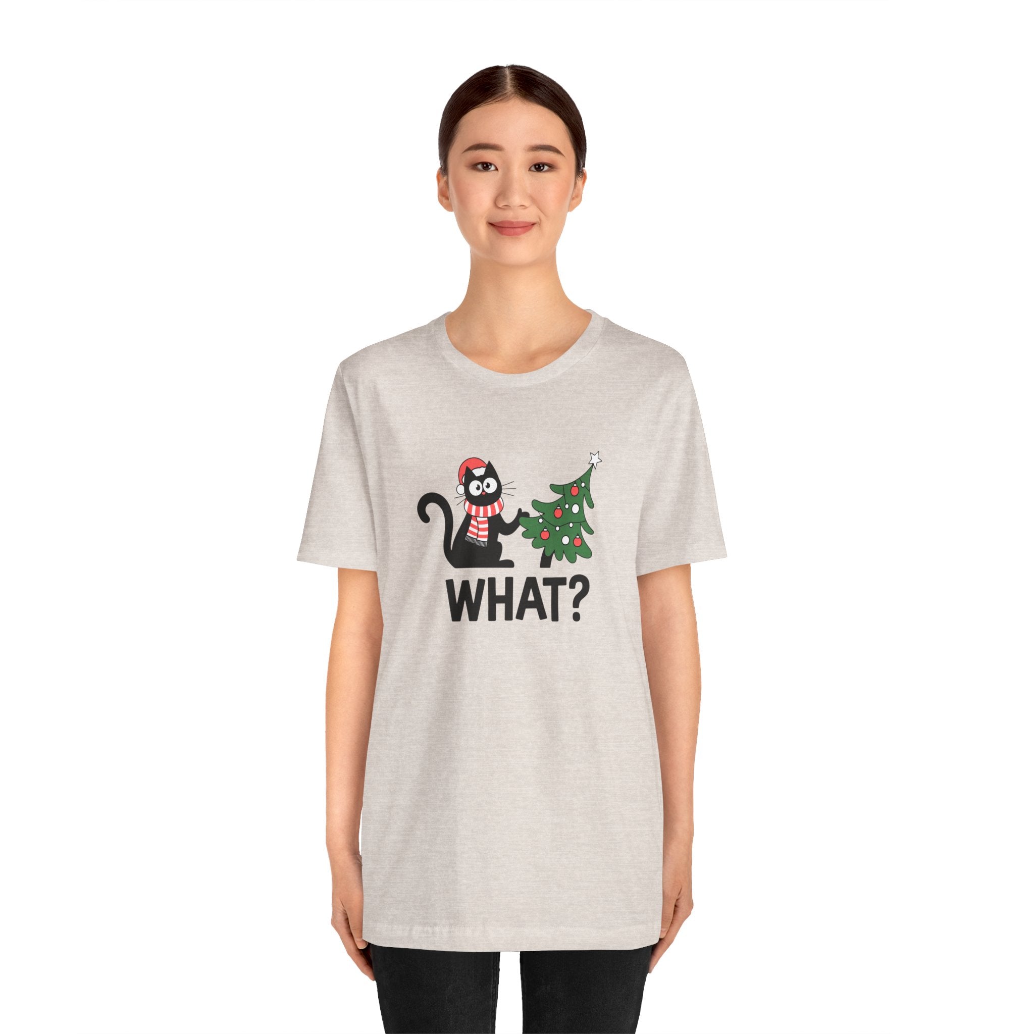 Cat Christmas Tee, Holiday T-Shirt, Pet Lover Gift, Cute Christmas Apparel, Humor Shirt for Friends