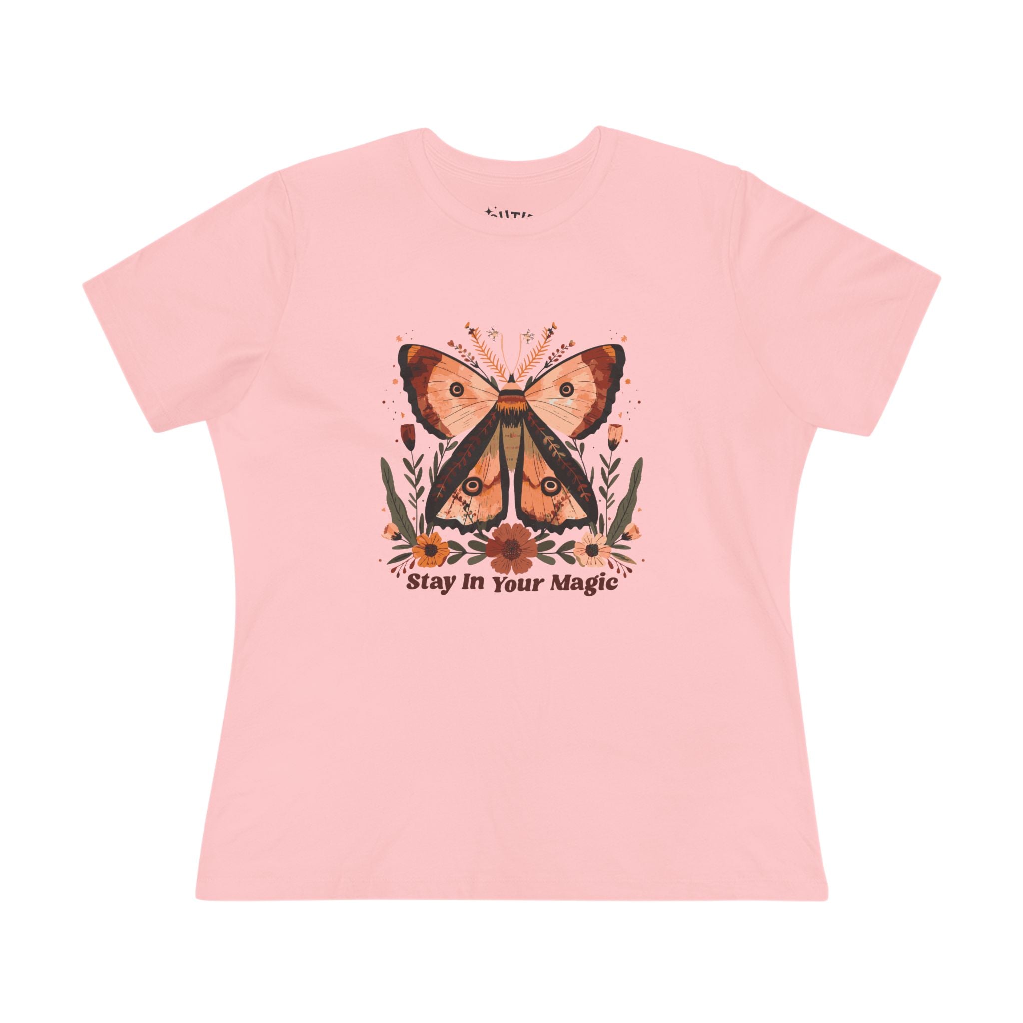 Stay in Your Magic Women's Cotton Tee, Inspirational Butterfly Shirt, Summer Graphic Tee, Gift for Her, Cute Casual Wear, Nature Lover [...]