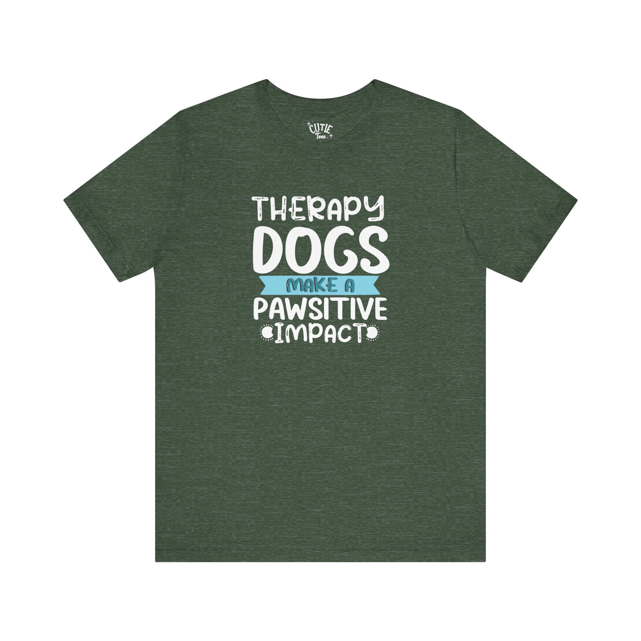 Therapy Dogs Impact Tee - Unisex Jersey Short Sleeve T-Shirt, Animal Lovers Gift, Dog Lovers Shirt, Volunteer Apparel, Pawsitive [...]