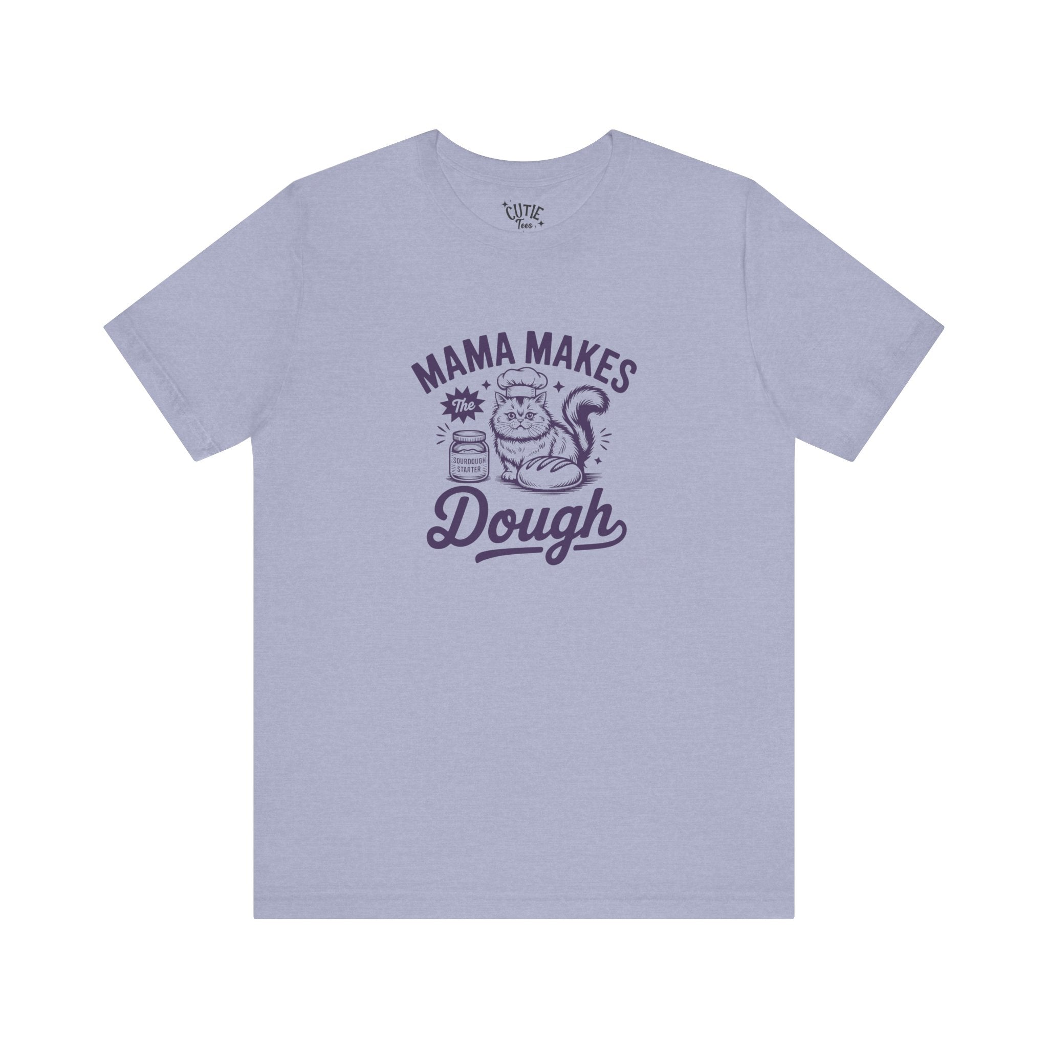 Mama Makes the Dough Cat T-Shirt | Fun Cooking Tee | Gift for Moms | Baking Shirt | Cute Foodie Apparel | Kitchen Lover's Gift