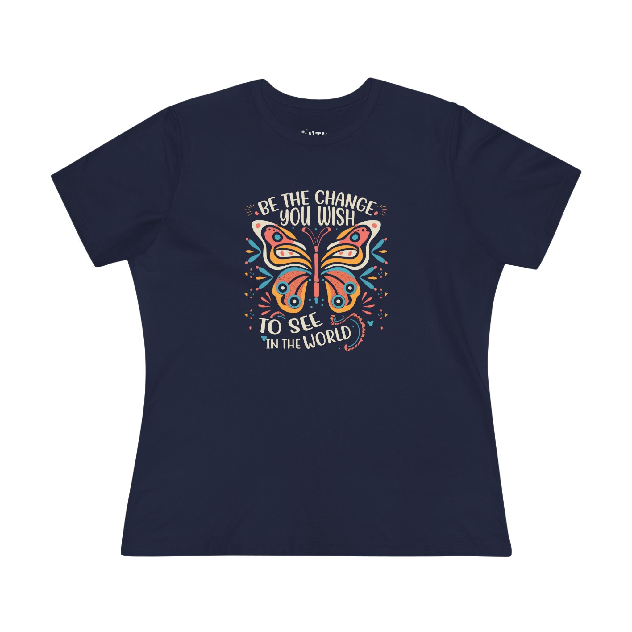 Be the Change Women's Cotton Tee - Inspirational T-Shirt for Social Advocates, Motivational Gift for Women, Casual Wear, Eco-Friendly [...]