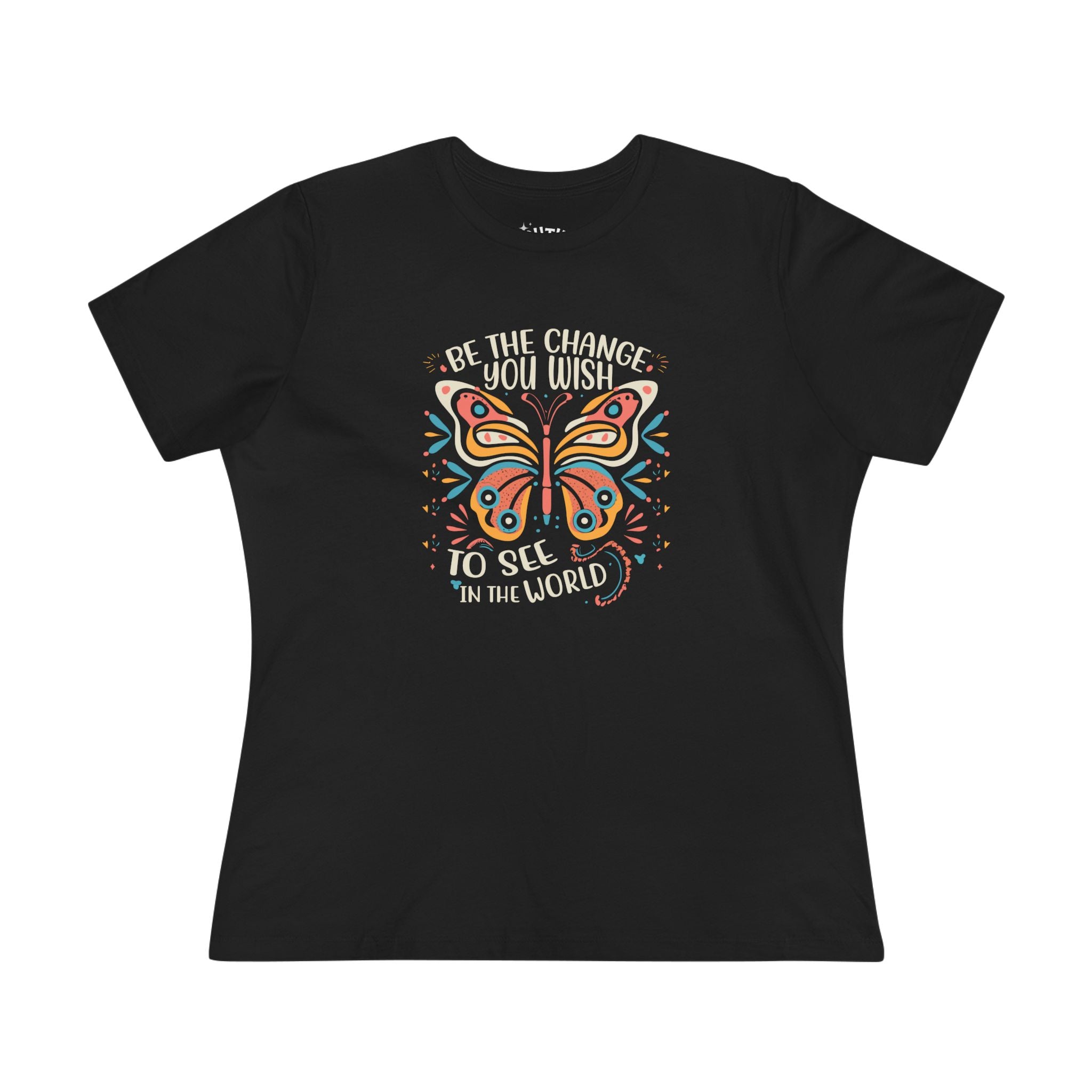 Be the Change Women's Cotton Tee - Inspirational T-Shirt for Social Advocates, Motivational Gift for Women, Casual Wear, Eco-Friendly [...]