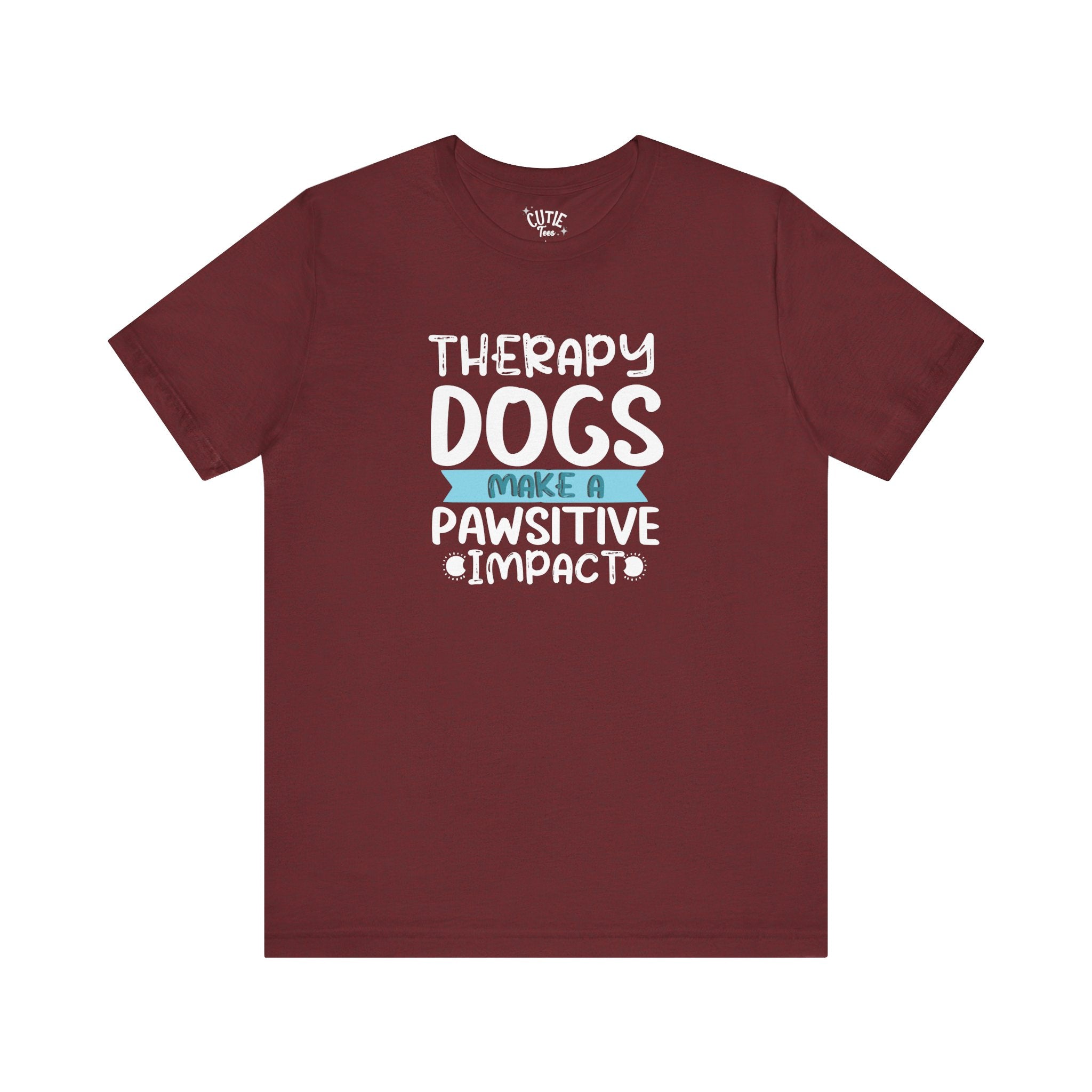 Therapy Dogs Impact Tee - Unisex Jersey Short Sleeve T-Shirt, Animal Lovers Gift, Dog Lovers Shirt, Volunteer Apparel, Pawsitive [...]