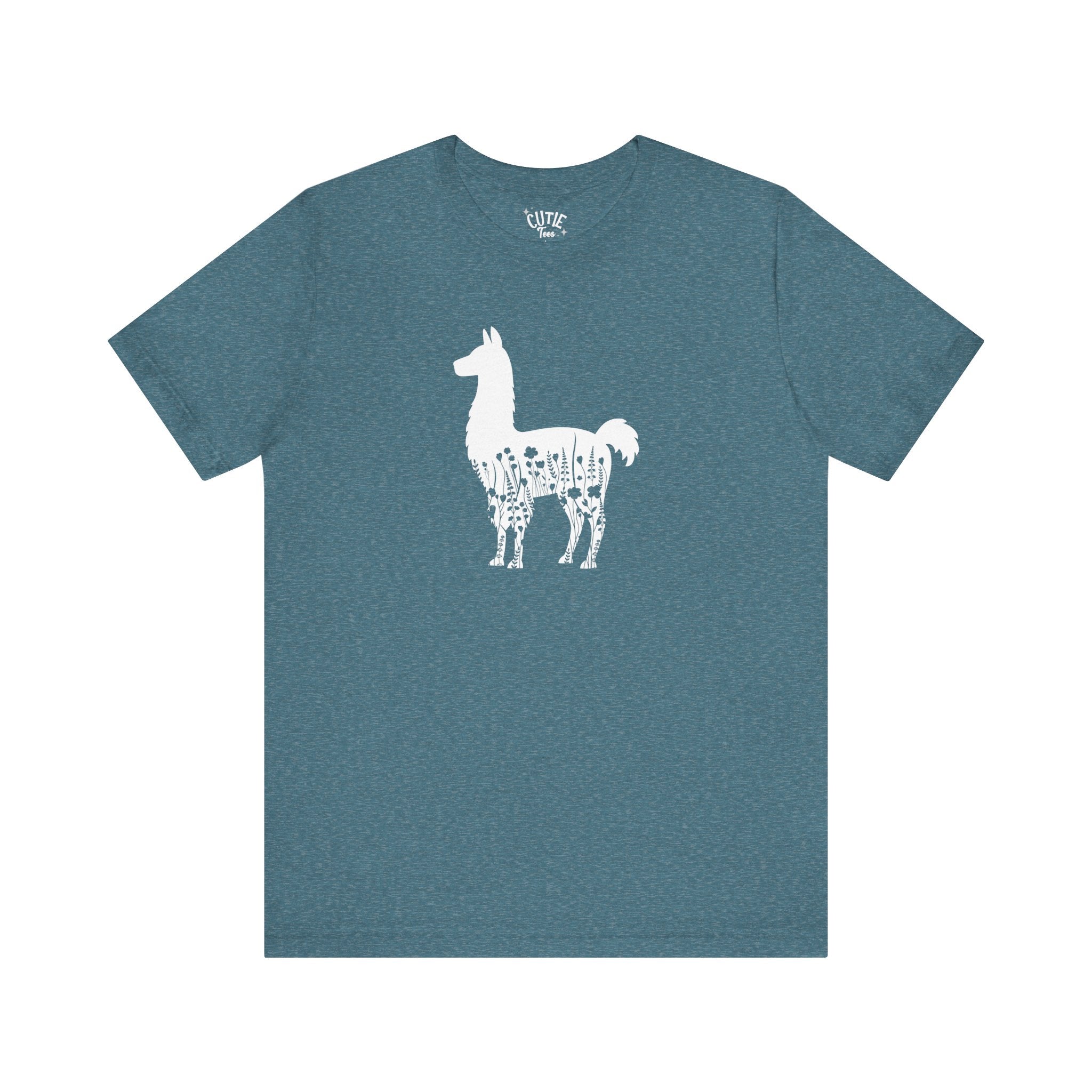Llama Lovers Short Sleeve Tee - Cute Graphic T-Shirt, Animal Apparel, Gift for Animal Lovers, Fun Casual Wear, Unisex Llama Tee