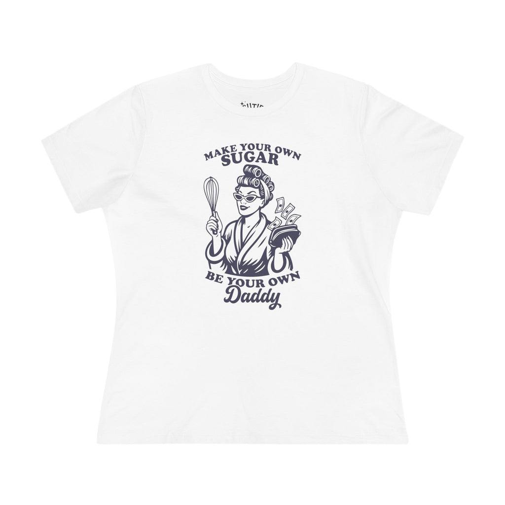Make Your Own Sugar Whimsical Women's Cotton Tee - Funny Retro Design, Gift for Her, Birthday Present, Kitchen Humor, Casual Wear