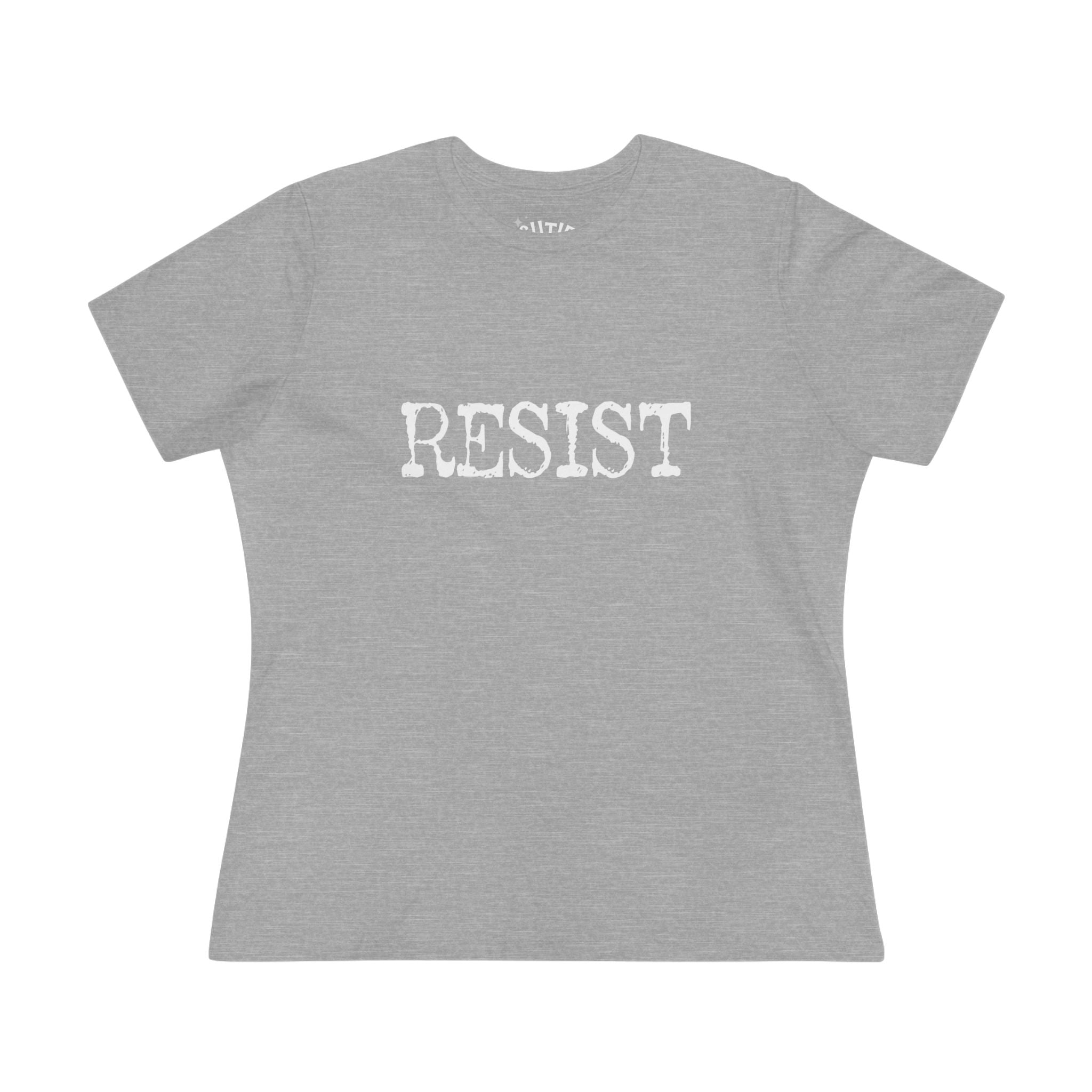 Resist Women's Cotton Tee - Empowering Statement Shirt for Activists, Gift for Social Justice Advocates, Casual Wear, Comfortable Top, [...]