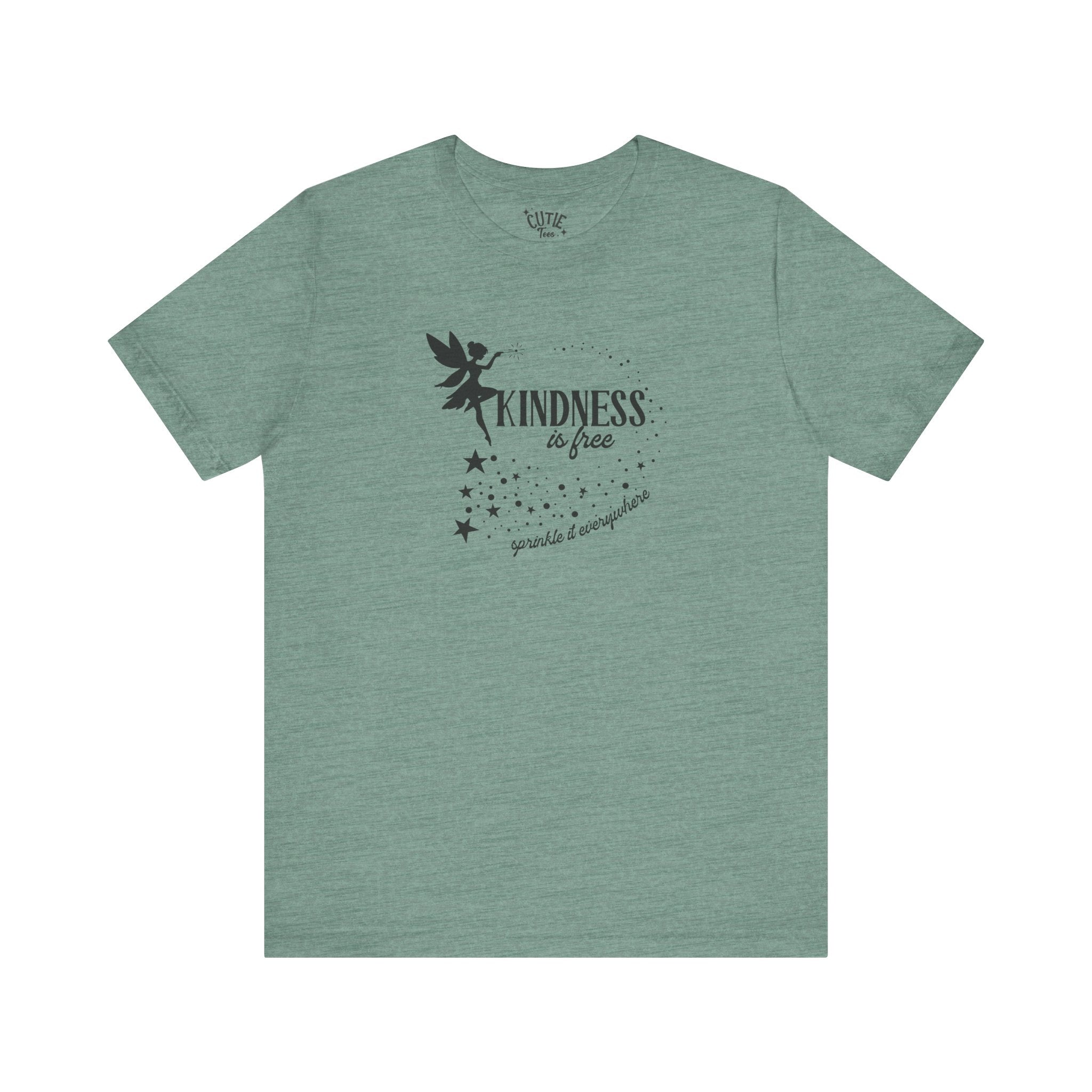 Kindness Is Free Fairy Unisex Tee, Inspirational T-Shirt, Positive Vibes Shirt, Gift for Friends and Family, Casual Wear, Kindness Apparel