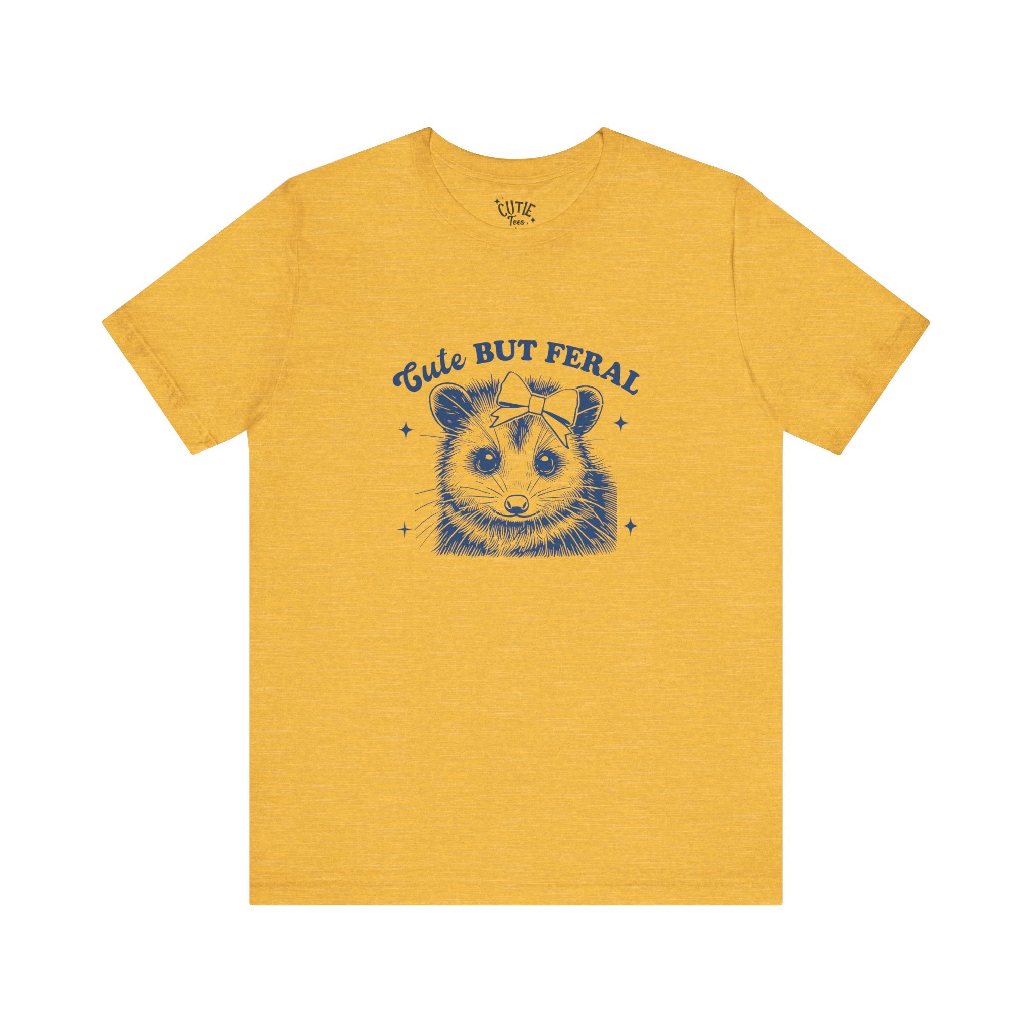 Cute But Feral Tee - Retro Possum