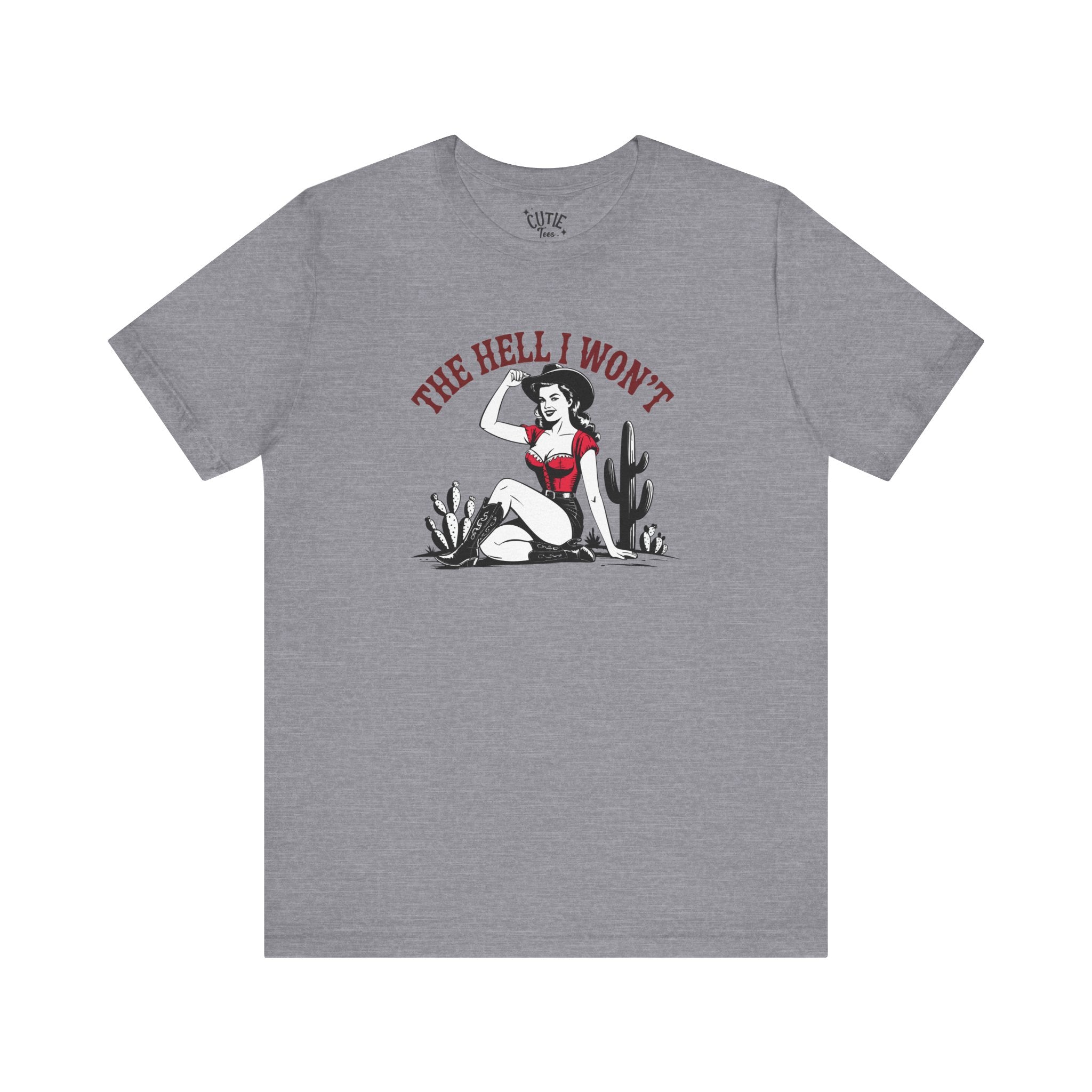 Bold Cowgirl Graphic Tee, Casual Shirt for Women, Vintage Style, Gift for Empowerment, Funny T-Shirt