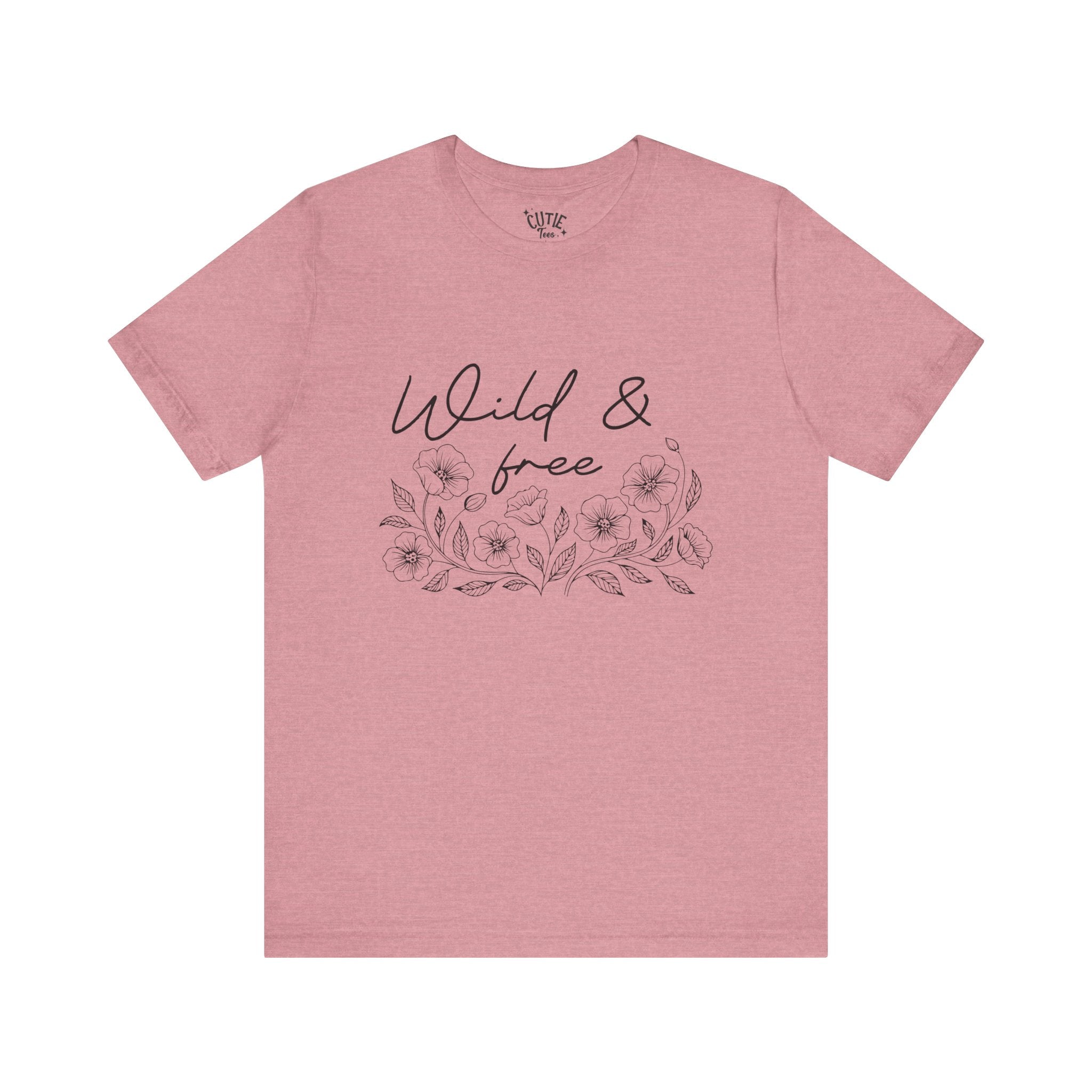 Wild & Free Tee - Nature-Inspired Graphic Shirt, Eco-Friendly Fashion, Casual Wear, Gift for Nature Lovers, Bohemian Style