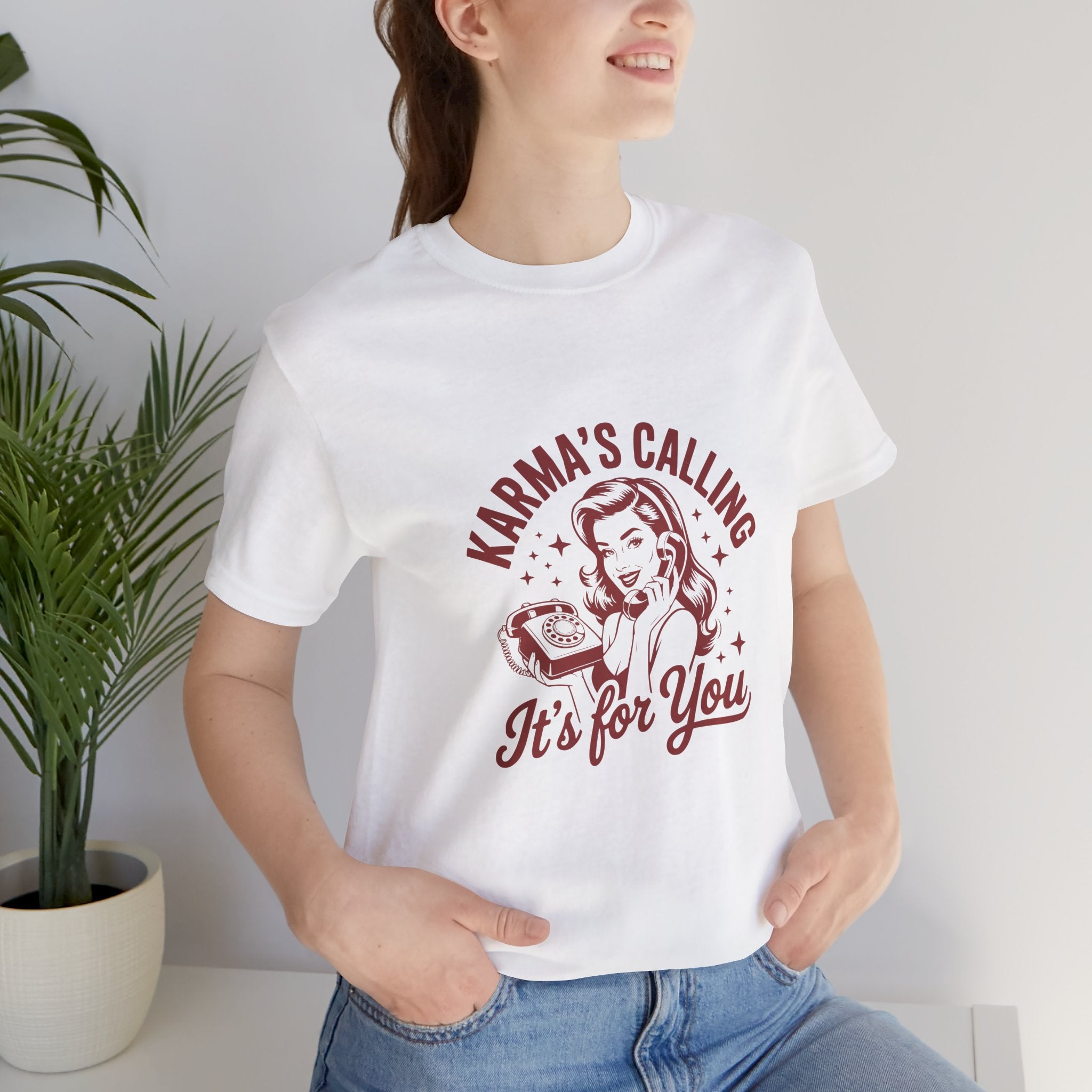 Karma's Calling Tee — Retro Graphic T-Shirt