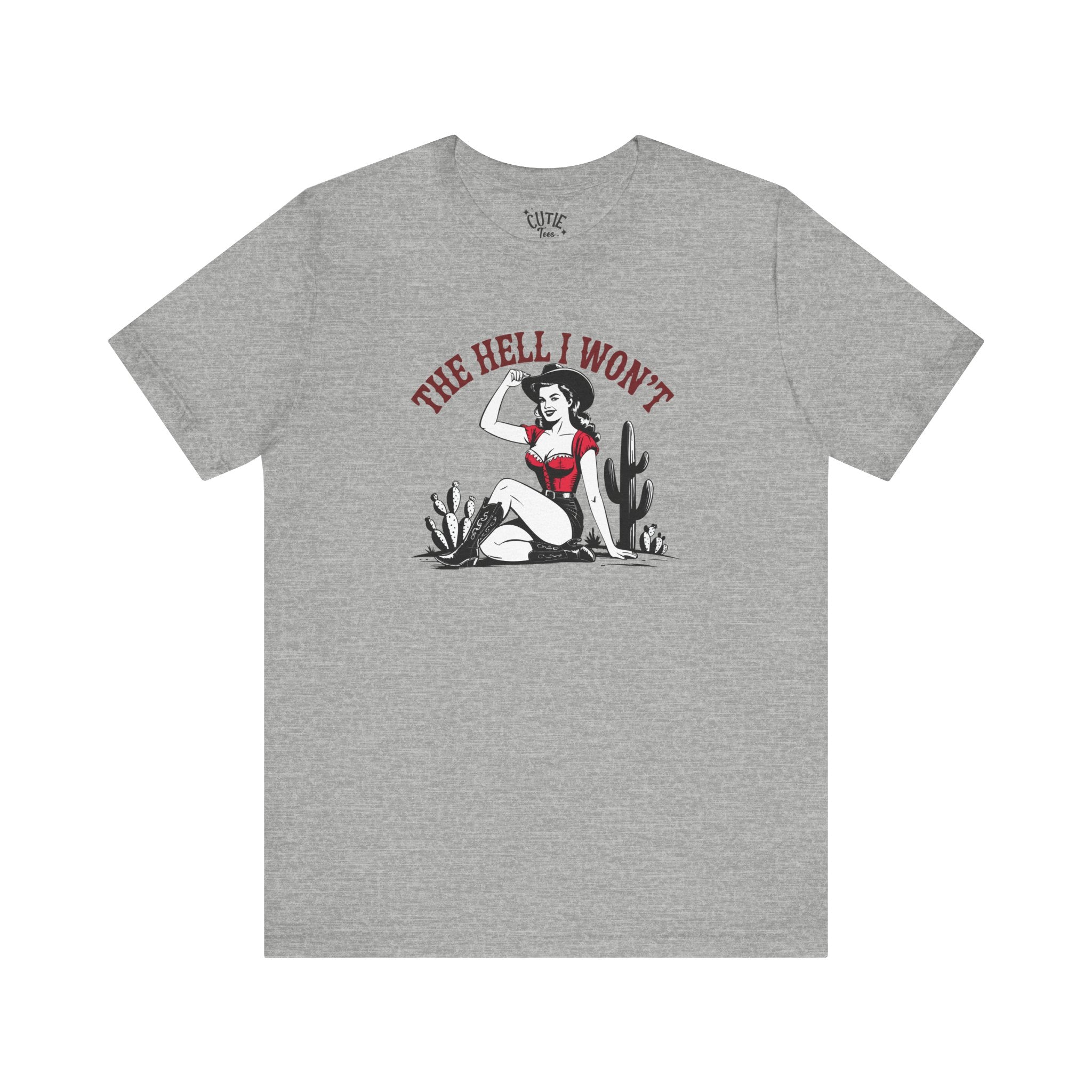 Bold Cowgirl Graphic Tee, Casual Shirt for Women, Vintage Style, Gift for Empowerment, Funny T-Shirt