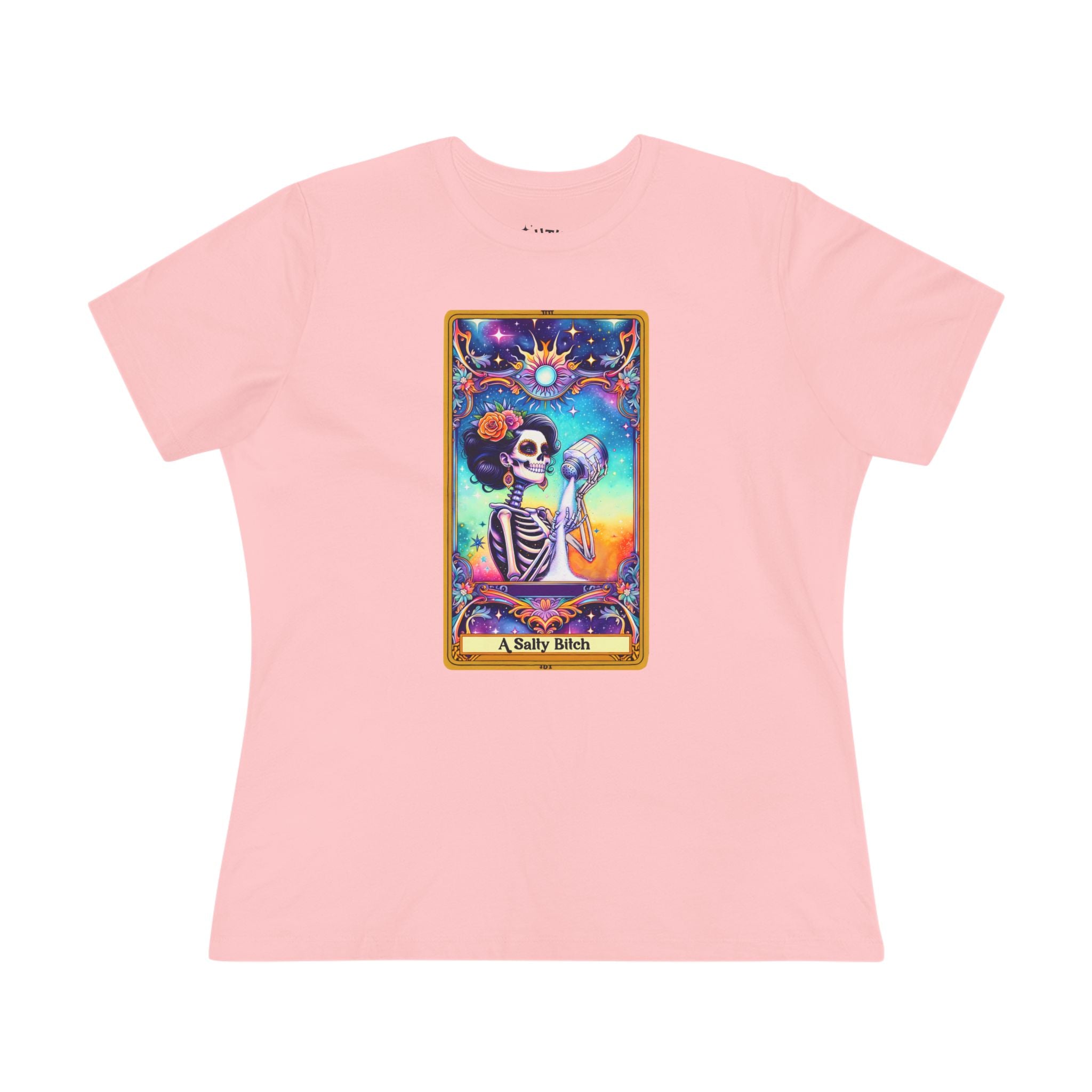 Tarot Card Women's Cotton Tee - Salty Bi*ch