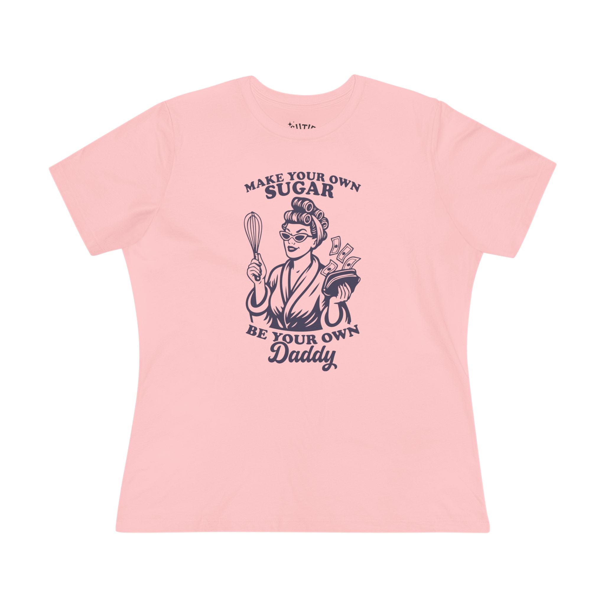 Make Your Own Sugar Whimsical Women's Cotton Tee - Funny Retro Design, Gift for Her, Birthday Present, Kitchen Humor, Casual Wear