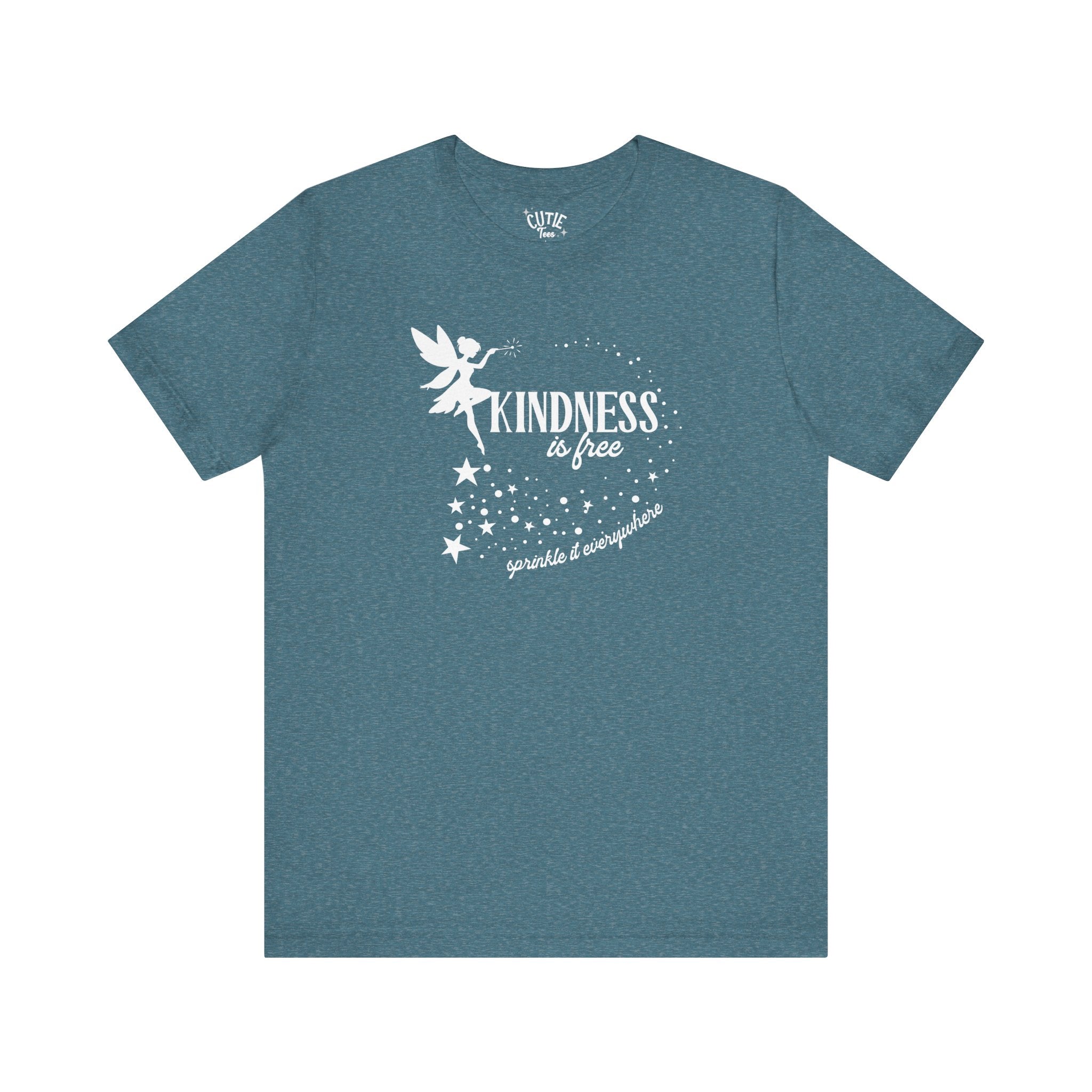 Kindness Is Free Fairy Unisex Tee, Inspirational T-Shirt, Positive Vibes Shirt, Gift for Friends and Family, Casual Wear, Kindness Apparel