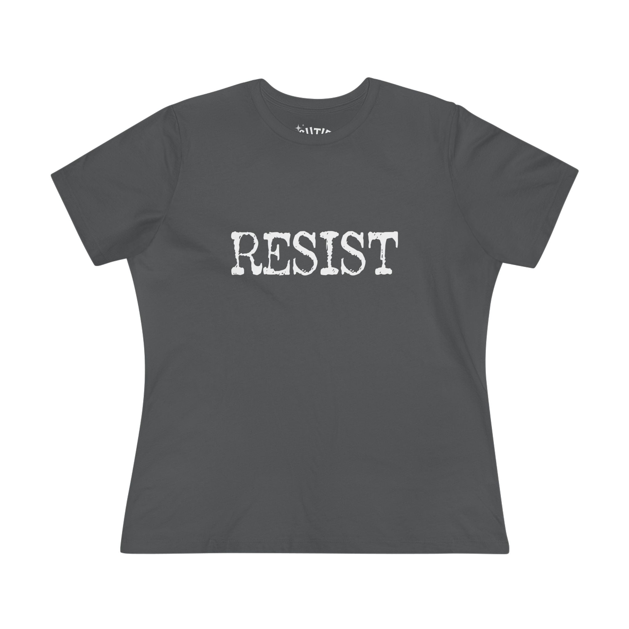 Resist Women's Cotton Tee - Empowering Statement Shirt for Activists, Gift for Social Justice Advocates, Casual Wear, Comfortable Top, [...]