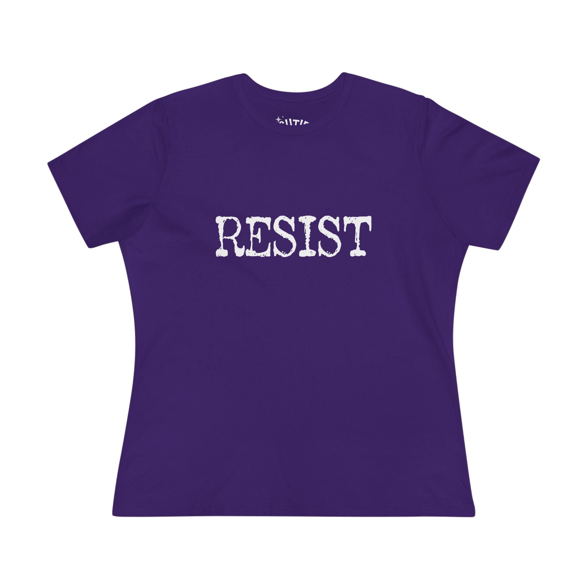 Resist Women's Cotton Tee - Empowering Statement Shirt for Activists, Gift for Social Justice Advocates, Casual Wear, Comfortable Top, [...]