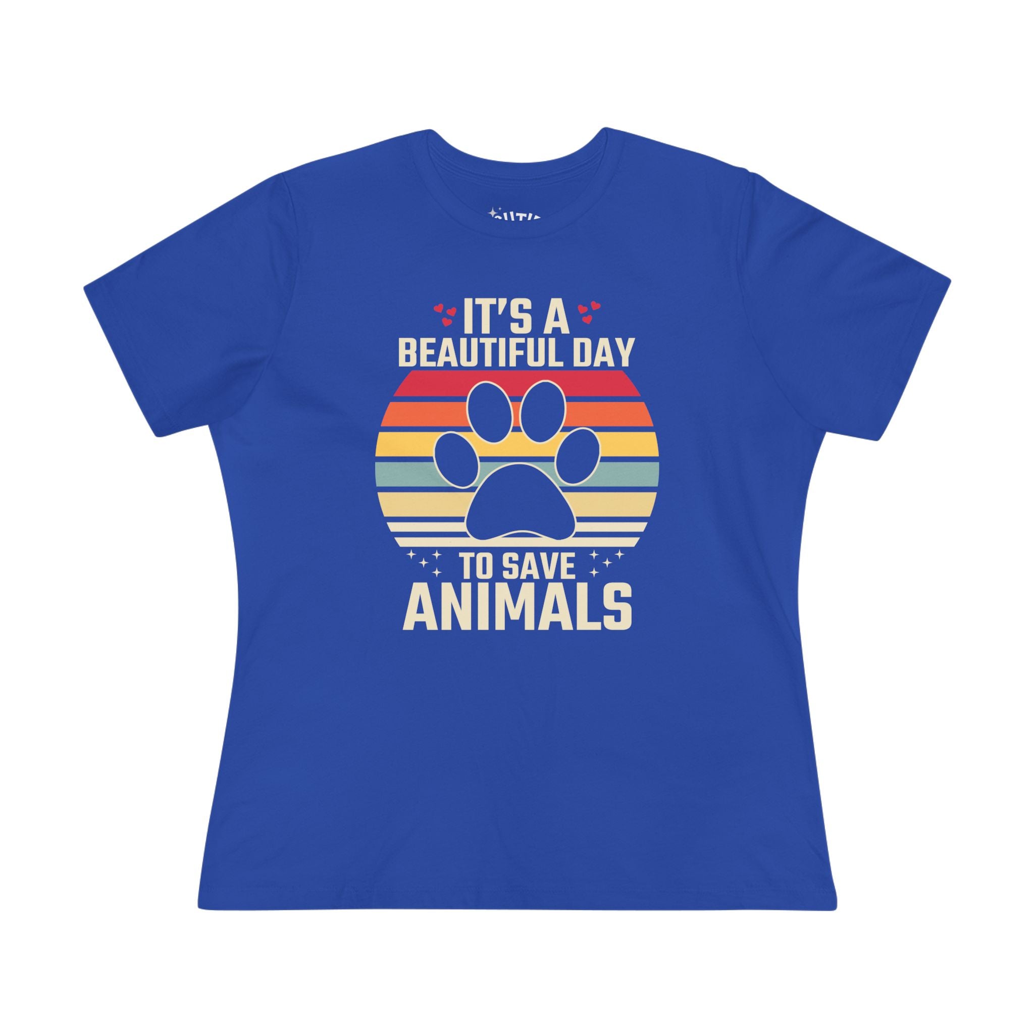 Beautiful Day to Save Animals Women's Tee, Animal Lover, Eco-Friendly Fashion