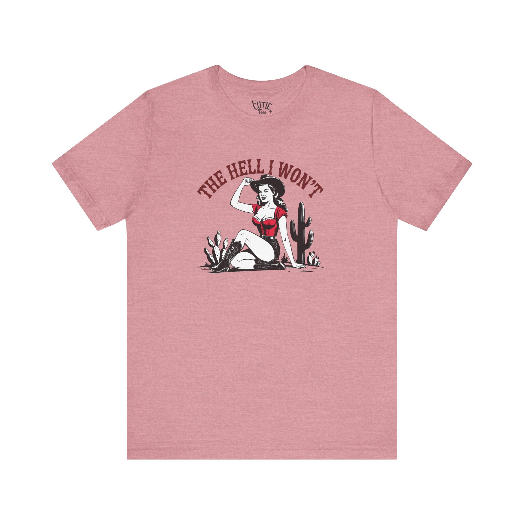 Bold Cowgirl Graphic Tee, Casual Shirt for Women, Vintage Style, Gift for Empowerment, Funny T-Shirt