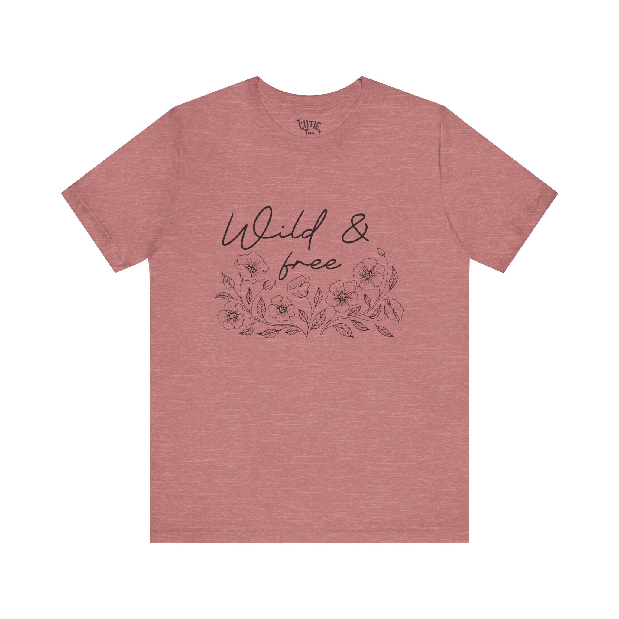 Wild & Free Tee - Nature-Inspired Graphic Shirt, Eco-Friendly Fashion, Casual Wear, Gift for Nature Lovers, Bohemian Style