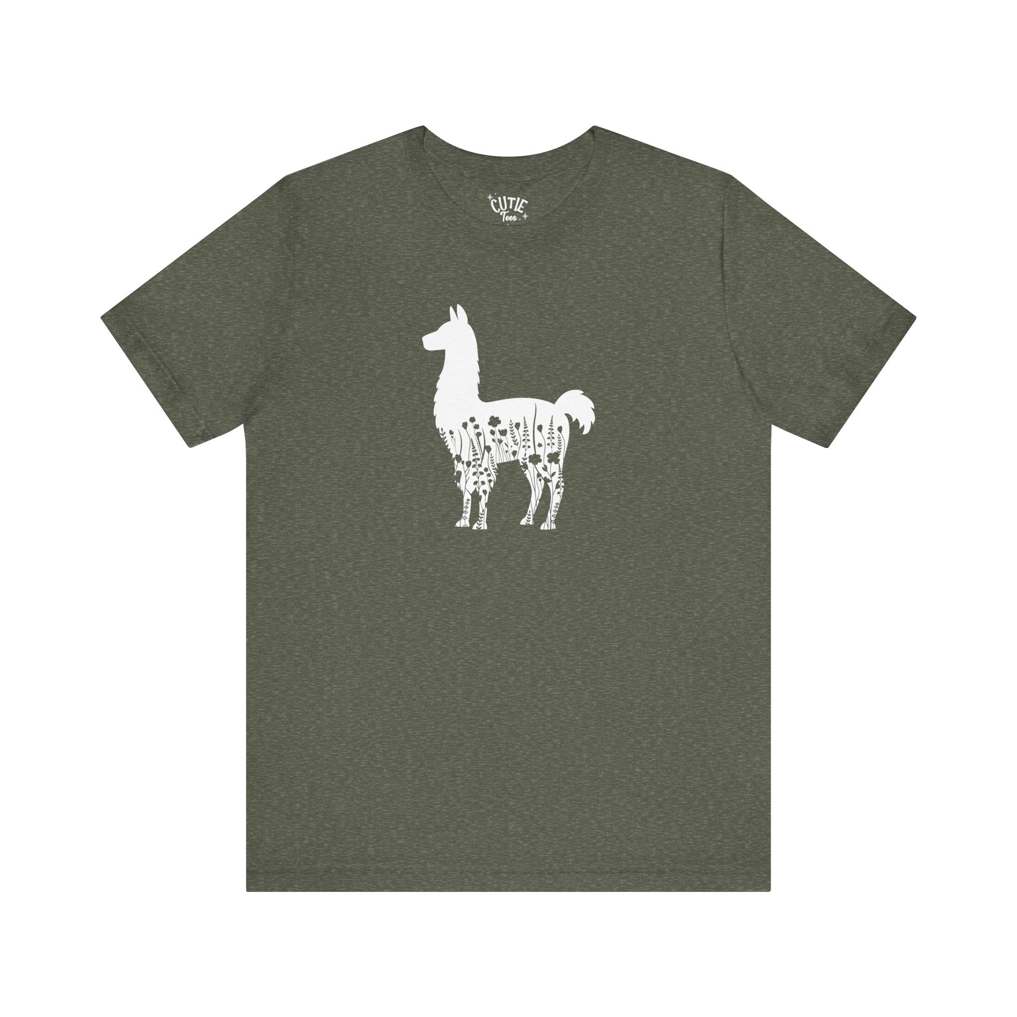 Llama Lovers Short Sleeve Tee - Cute Graphic T-Shirt, Animal Apparel, Gift for Animal Lovers, Fun Casual Wear, Unisex Llama Tee