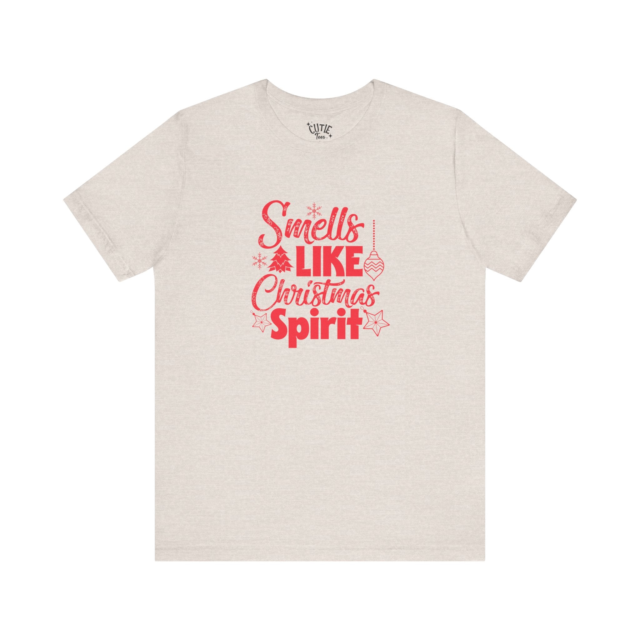 Holiday Spirit Tee - Unisex Short Sleeve T-Shirt, Christmas Gift, Fun Holiday Wear, Casual Tee, Unique Xmas Apparel