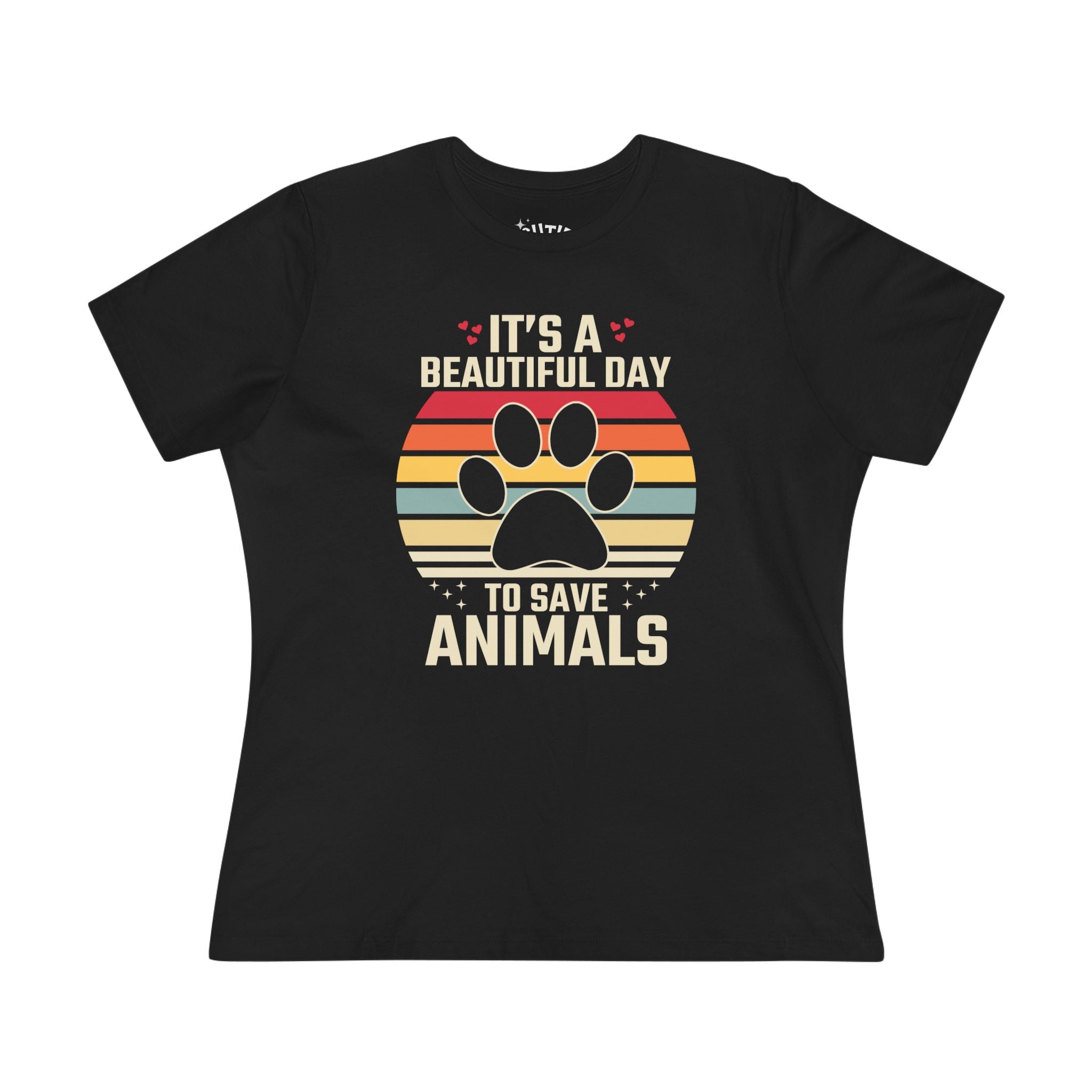 Beautiful Day to Save Animals Women's Tee, Animal Lover, Eco-Friendly Fashion